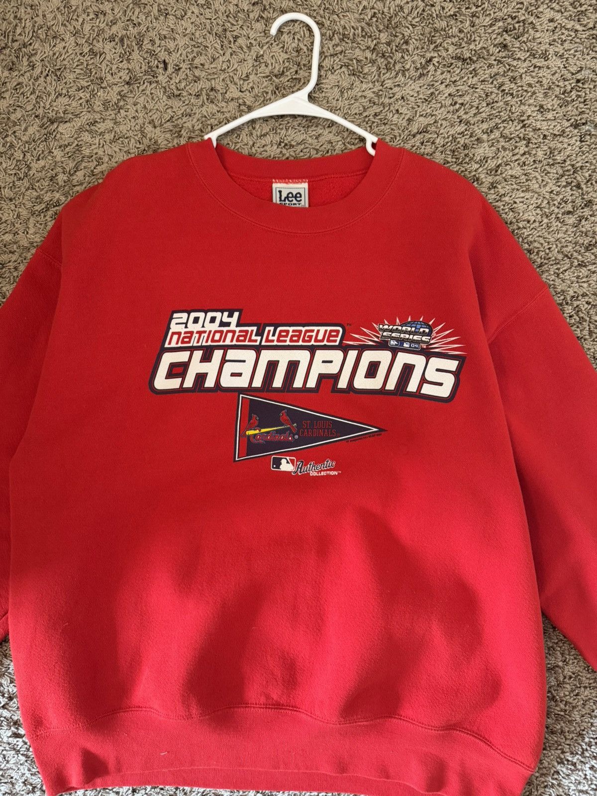 Lee Lee Sport MLB St Louis Cardinals 2004 champions sweat Large Size US L / EU 52-54 / 3 - 1 Thumbnail