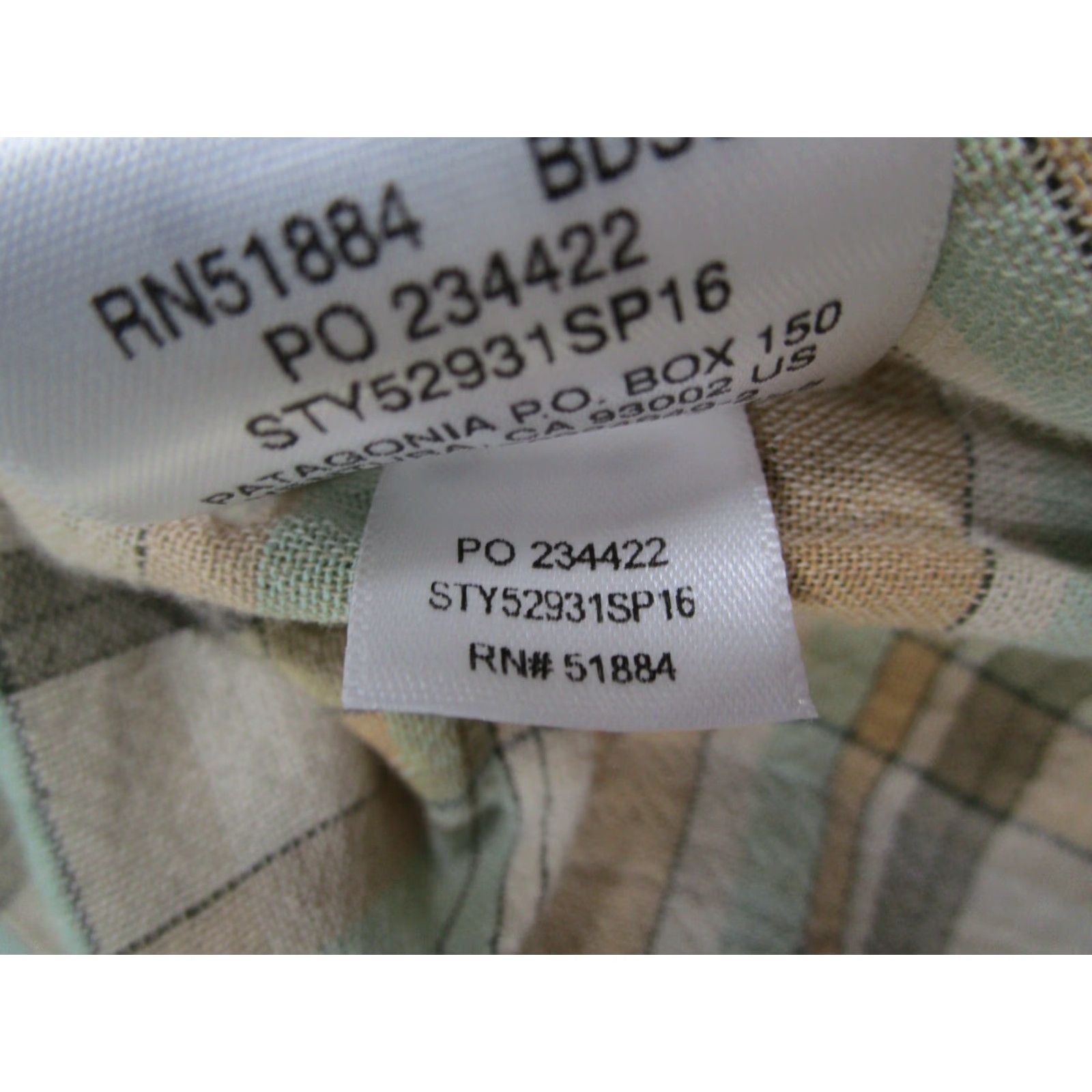 Patagonia Patagonia Shirt Mens XL Beige Check Short Sleeve Button-Up 100% Organic Cotton Workwear Size US XL / EU 56 / 4 - 5 Thumbnail