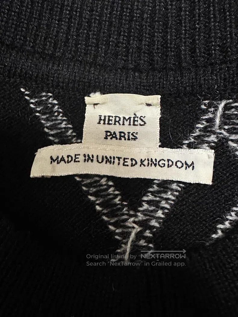 Hermes Hermes Classic Pig Nose Logo All-Over Cashmere Dress Size XS / US 0-2 / IT 36-38 - 6 Thumbnail