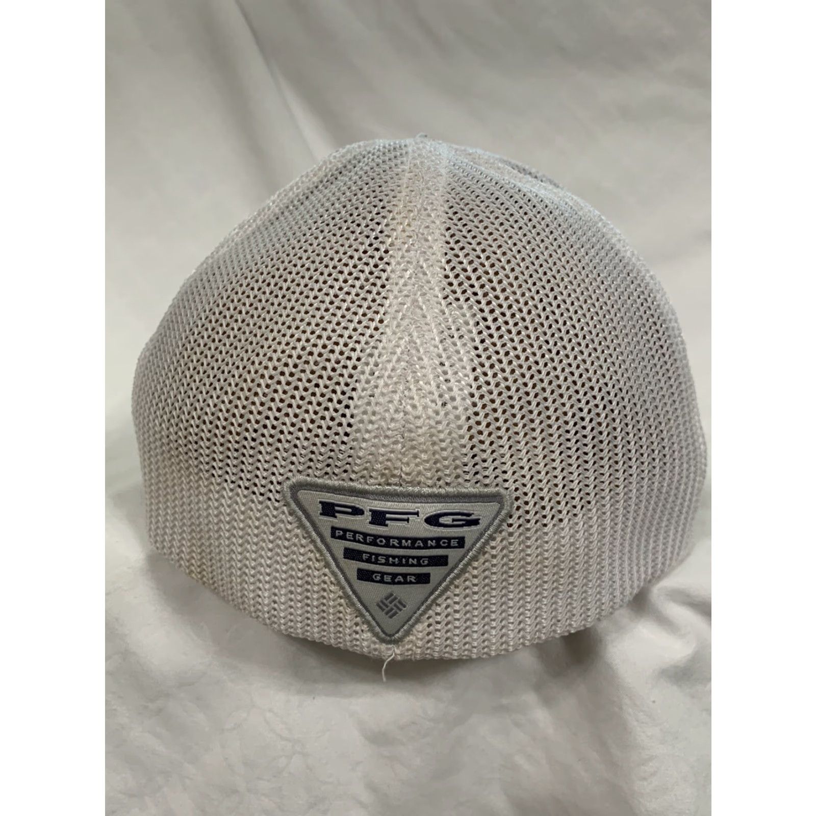 Vintage VINTAGE Distressed Columbia PFG Trucker Snapback Baseball Hat Cap L/XL Blue Mens Hat Fish GUC Size ONE SIZE - 3 Thumbnail