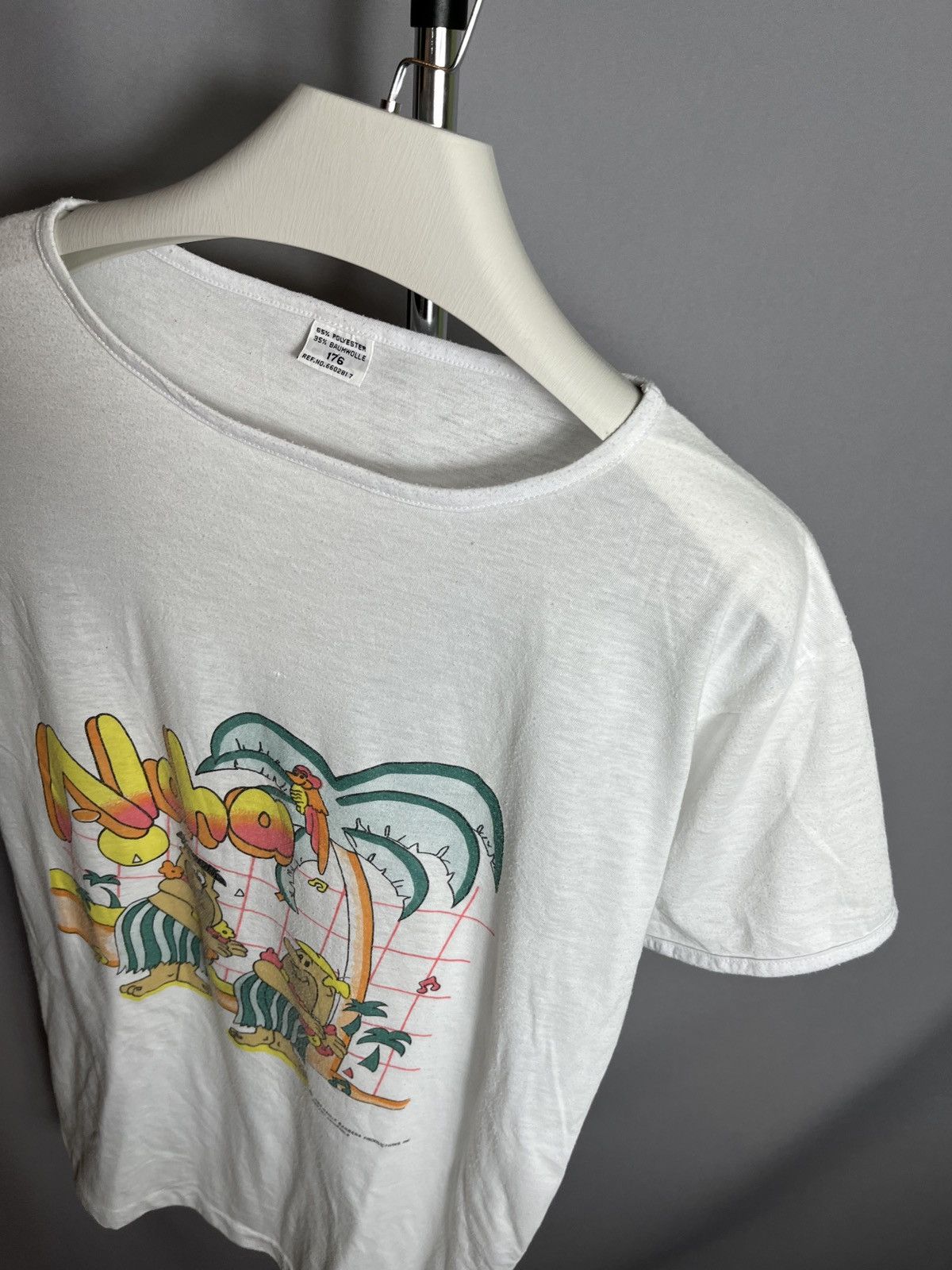 Other flintstones 1986 noha rare t-shirt unisex white vintage Size US XL / EU 56 / 4 - 6 Thumbnail