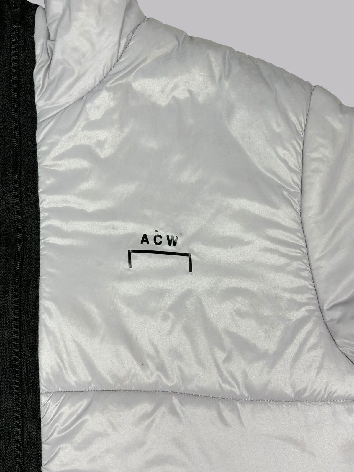 A-COLD-WALL* A Cold Wall Lilac Elongated Zip Detailed Logo Down Jacket Size US M / EU 48-50 / 2 - 23 Thumbnail