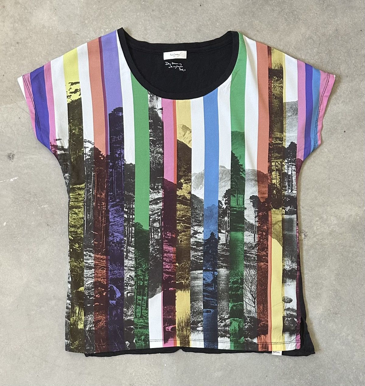 Paul Smith PAUL SMITH PAUL NIWAKI JAPAN MUNTICOLOR TEE Size US M / EU 48-50 / 2 - 1 Thumbnail