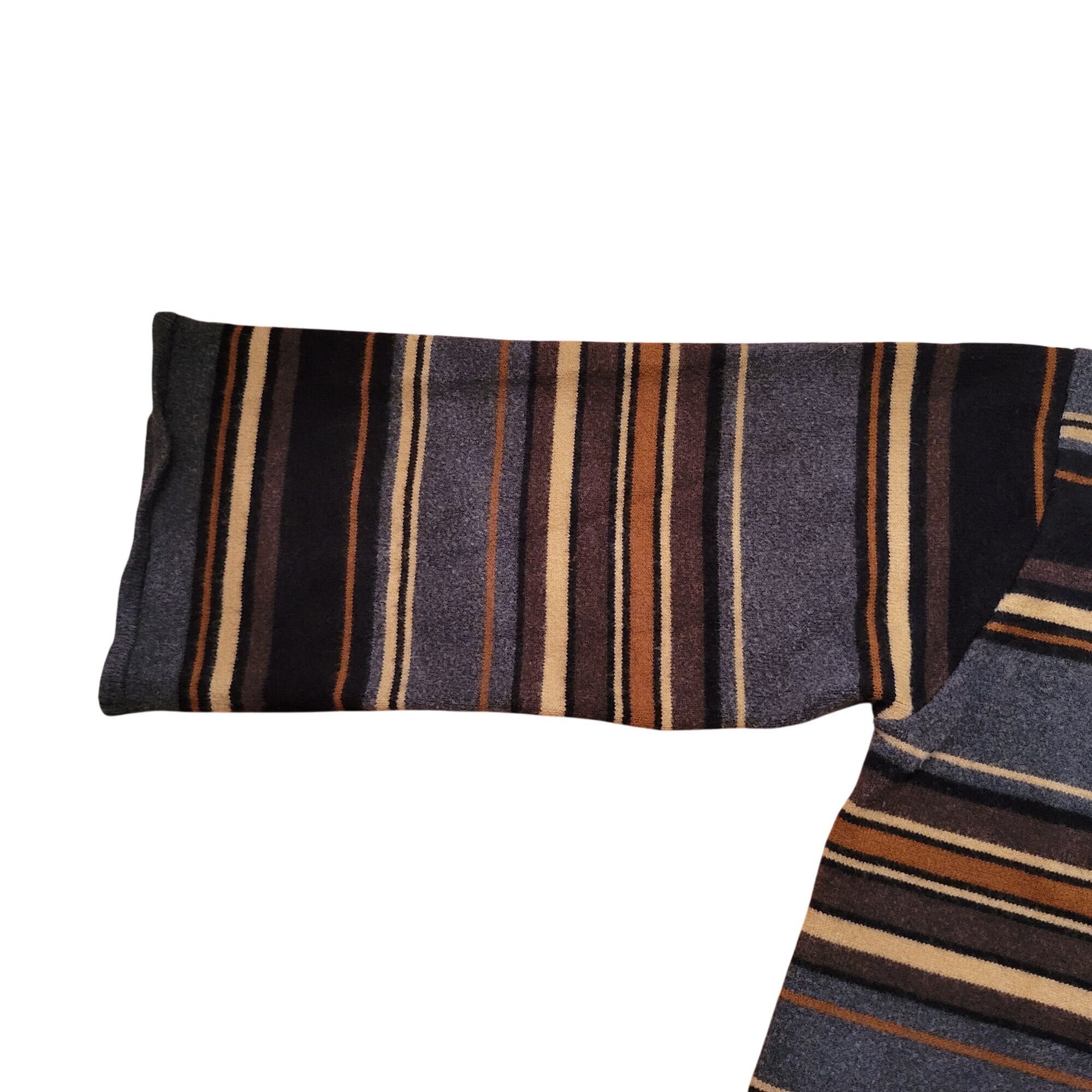 Other Rafaella XL Striped Fringe Sweater Southwestern Serape Cozy Size XL / US 12-14 / IT 48-50 - 8 Thumbnail