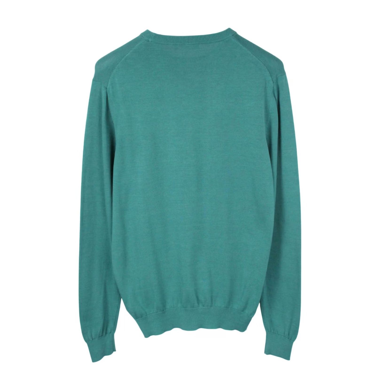 Suitsupply Suitsupply Cotton Silk Jumper Men's LARGE Crew Neck Pullover Size US L / EU 52-54 / 3 - 2 Thumbnail