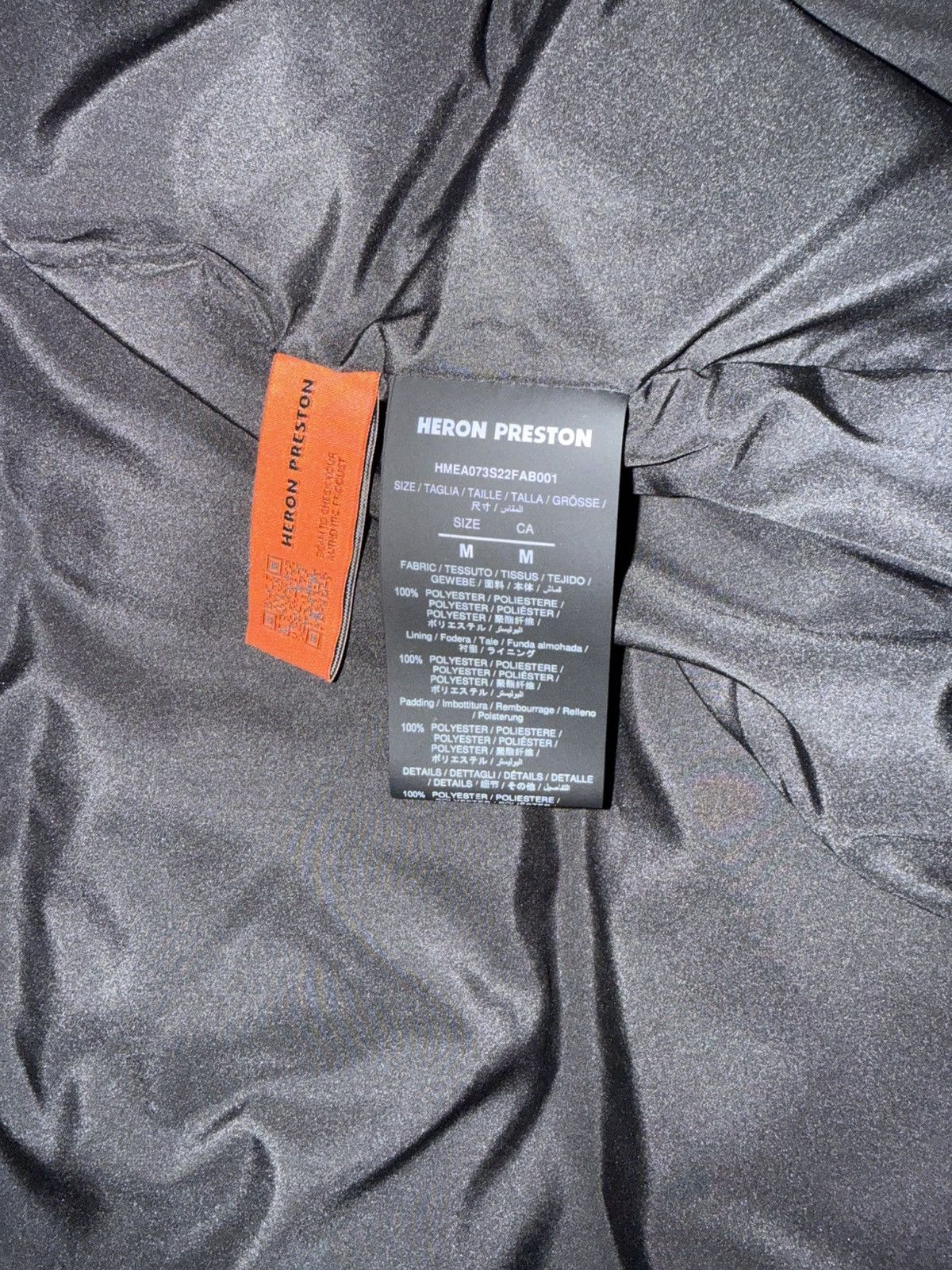 Heron Preston Heron Preston full zip Logo-Tape vest Size US M / EU 48-50 / 2 - 4 Thumbnail