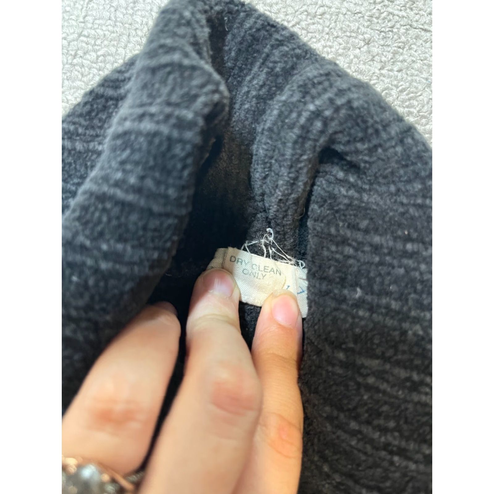 J.Crew J.CREW Sweater Womens L Turtleneck Long Sleeve Black Pullover Size L / US 10 / IT 46 - 6 Thumbnail