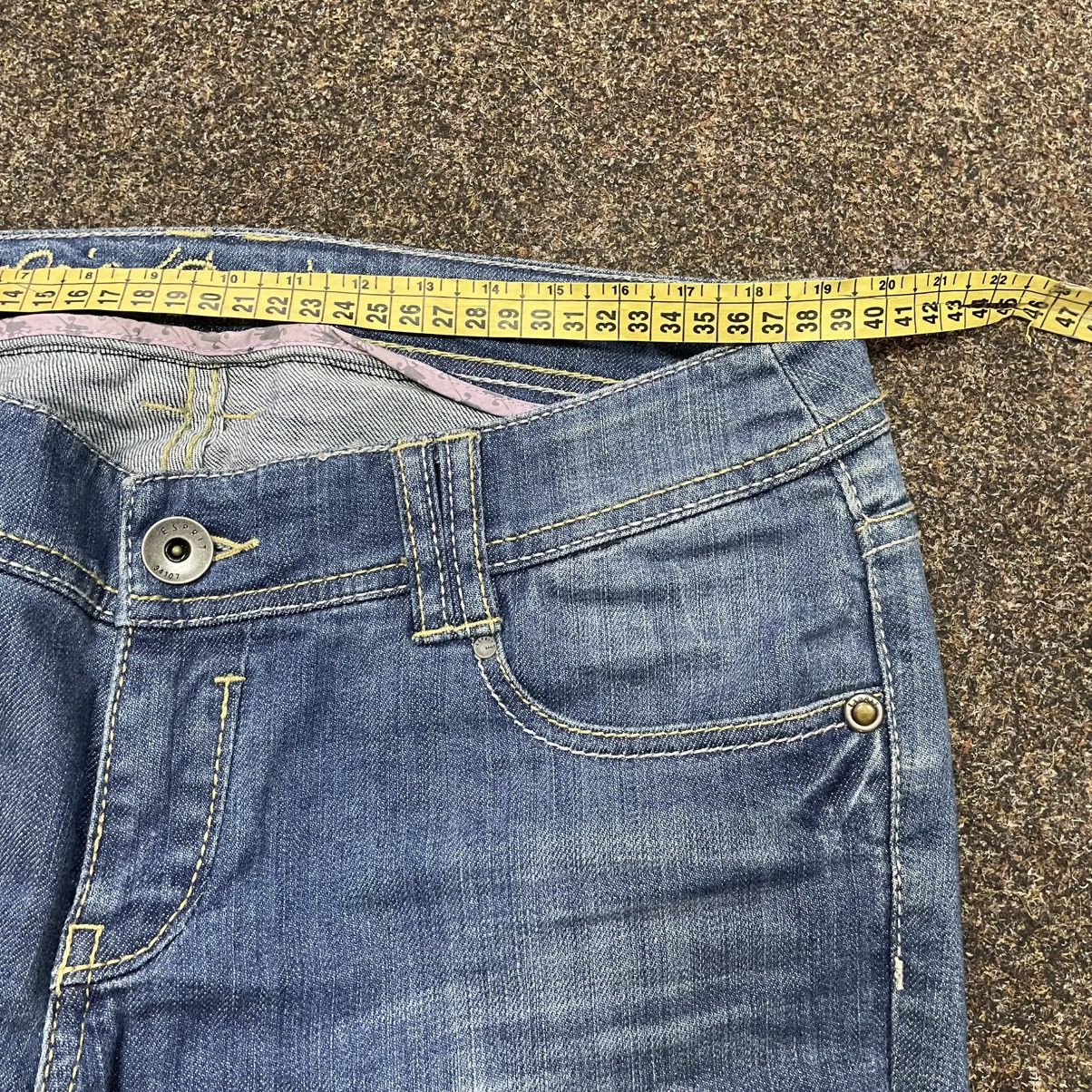 Vintage Y2K Wide Leg Baggy Jeans Faded Bootcut Skate Streetwear Logo Size 32" / US 10 / IT 46 - 6 Thumbnail