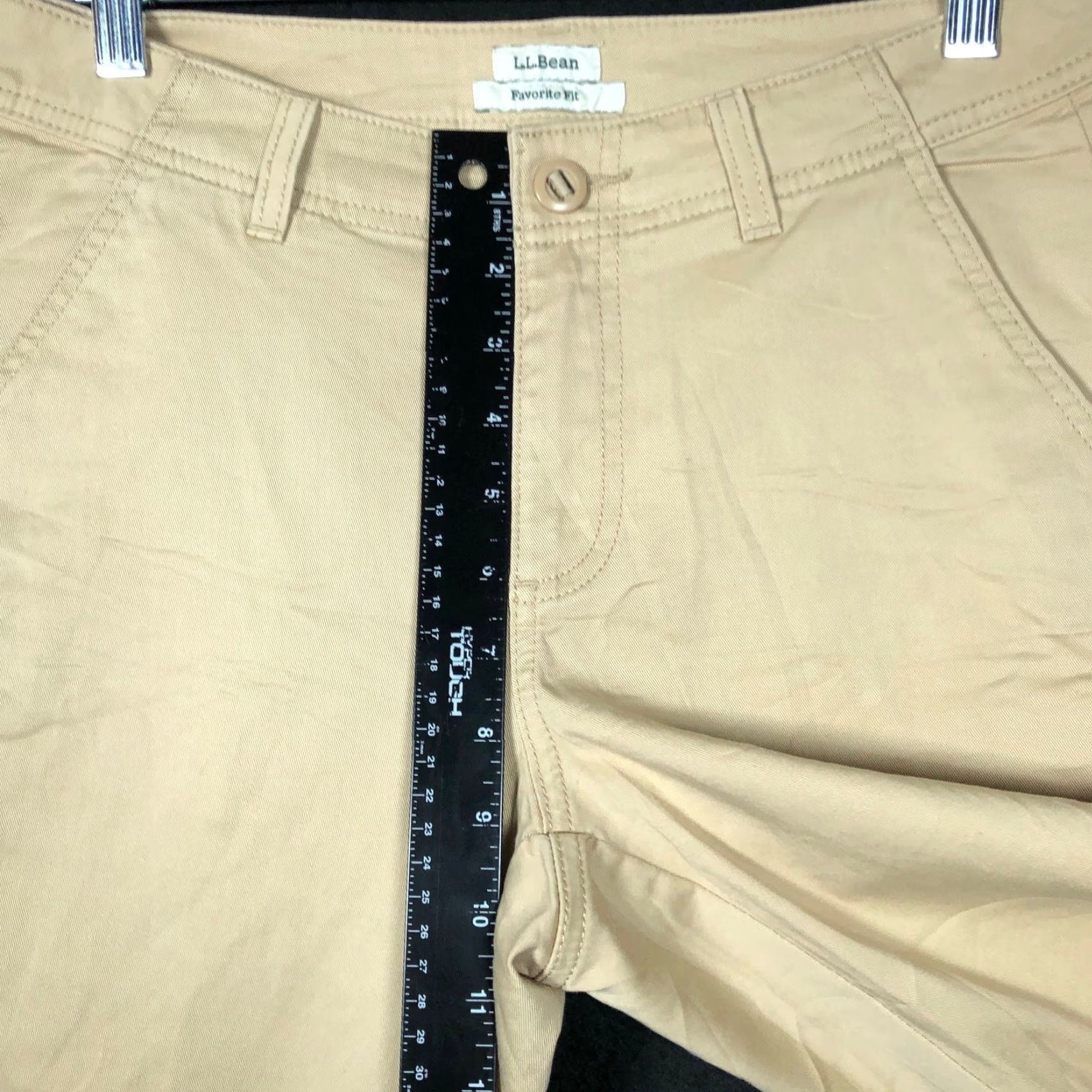 Vintage VINTAGE LL Bean Womens Pants Tan Petite Favorite Fit Organic Cotton Stretch 6P Size 24" / US 00 / IT 34 - 7 Thumbnail