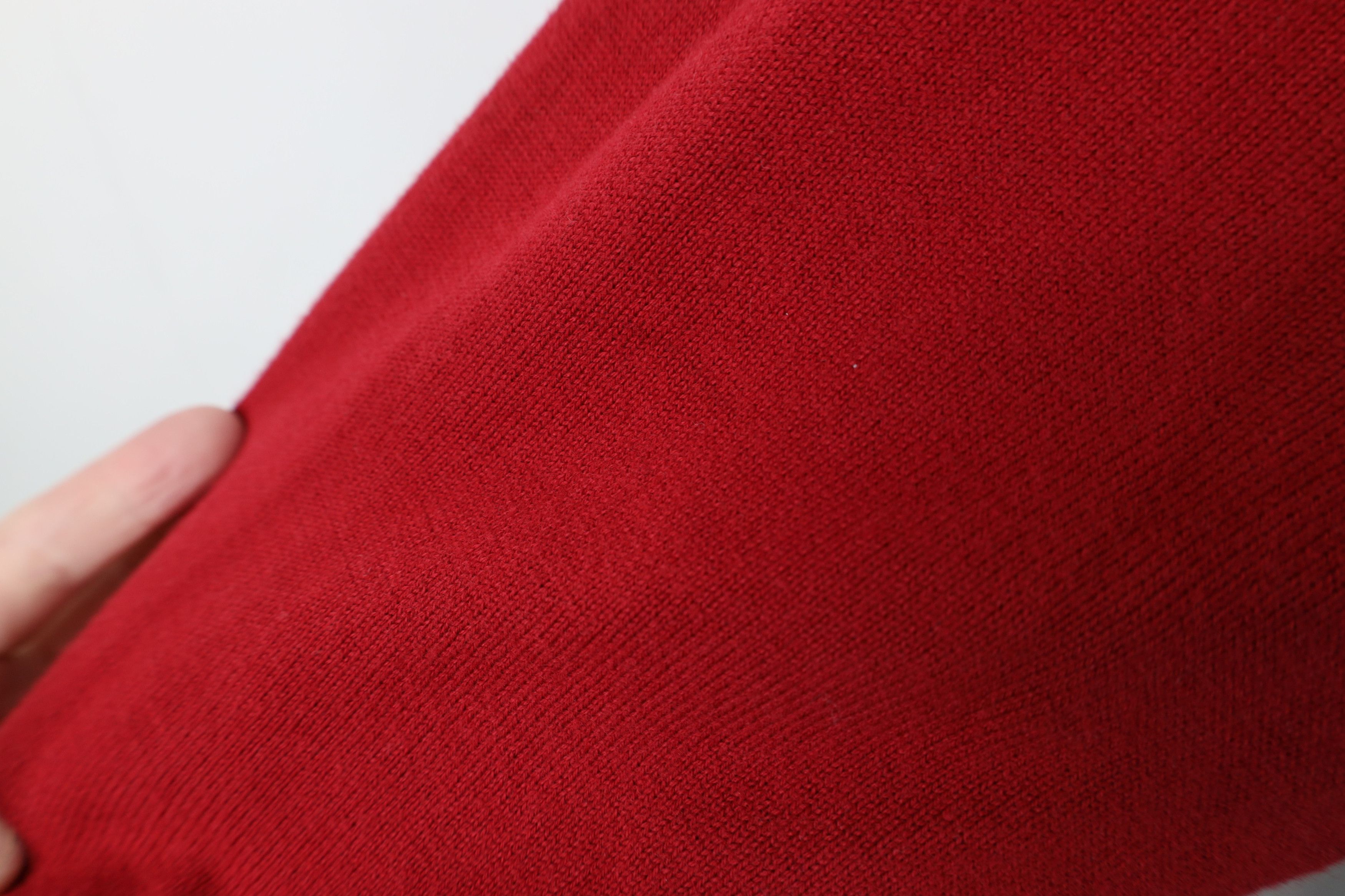 Vintage Vintage 90s Y2K Ohio State University Ribbed Sweater Red Size US XXL / EU 58 / 5 - 7 Thumbnail