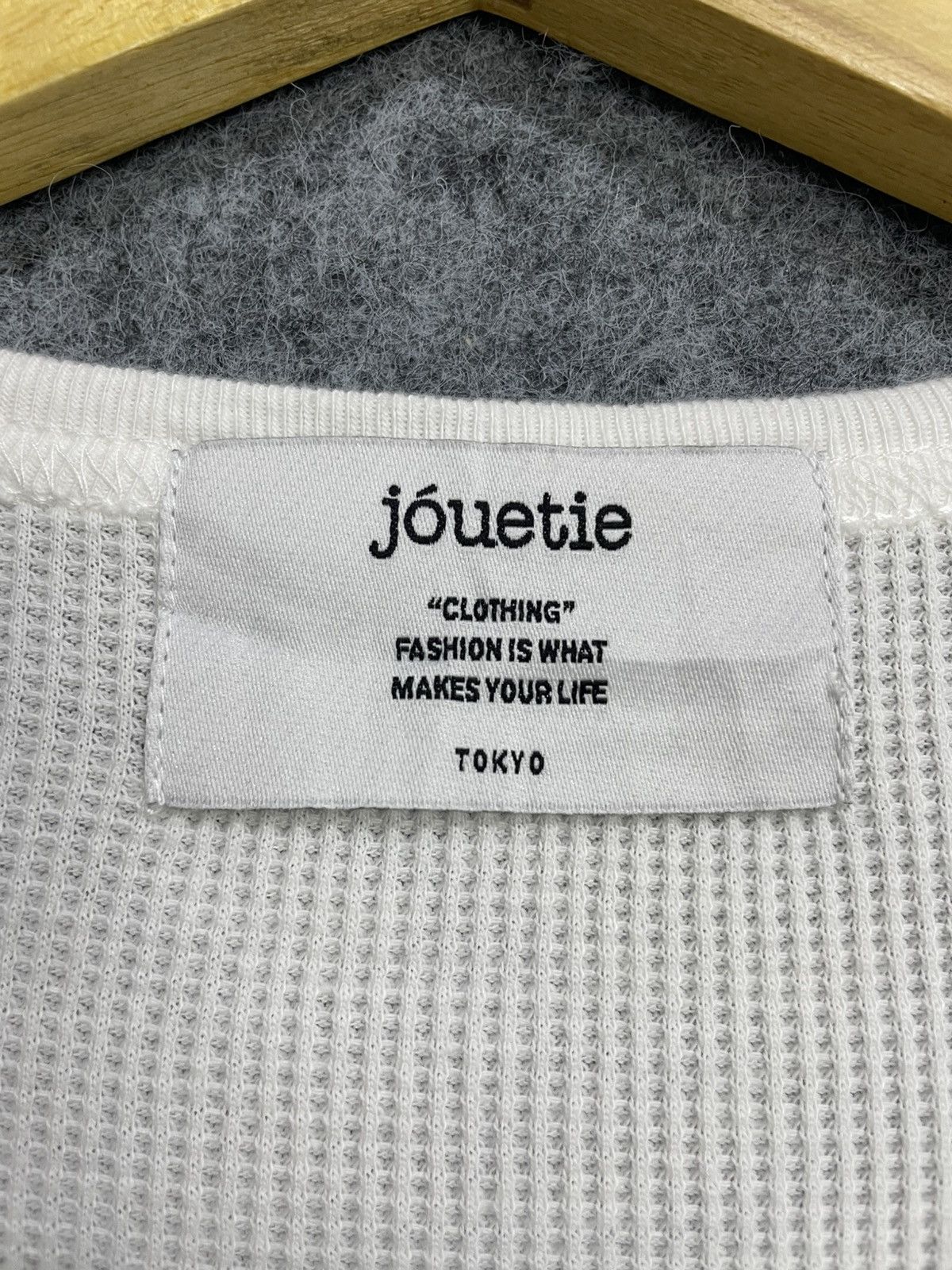 Japanese Brand Jouetie Waffle Long Sleeve T-Shirt Size M / US 6-8 / IT 42-44 - 3 Thumbnail