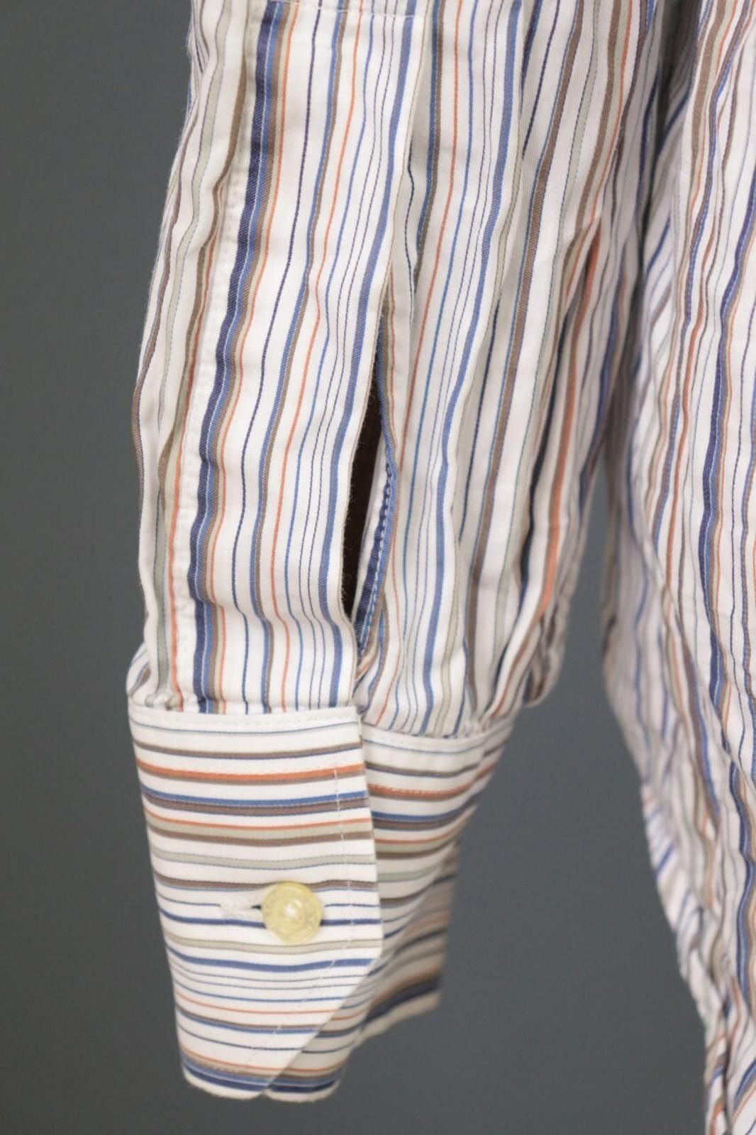 Etro Etro Multicolor Stripe Button Dress Shirt Size 42 Size US M / EU 48-50 / 2 - 12 Thumbnail