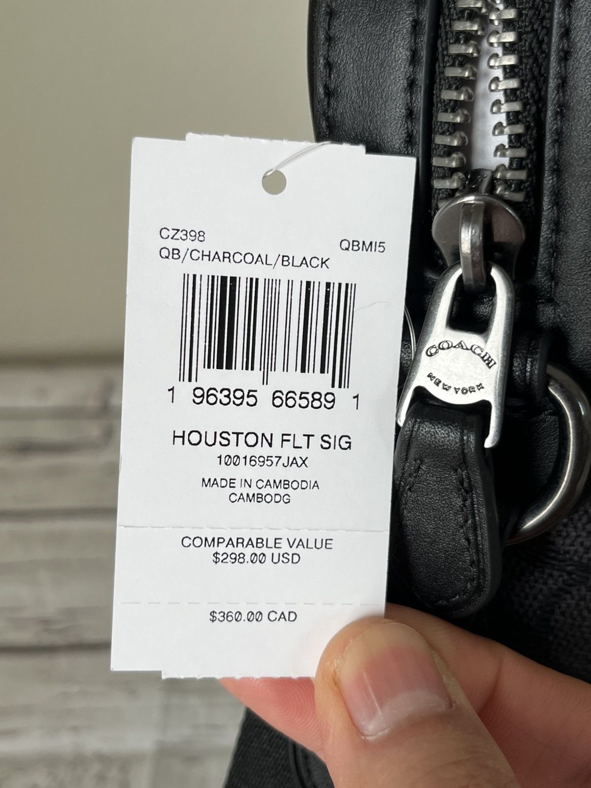 Coach Coach Houston Flight Bag In Signature Size ONE SIZE - 4 Thumbnail