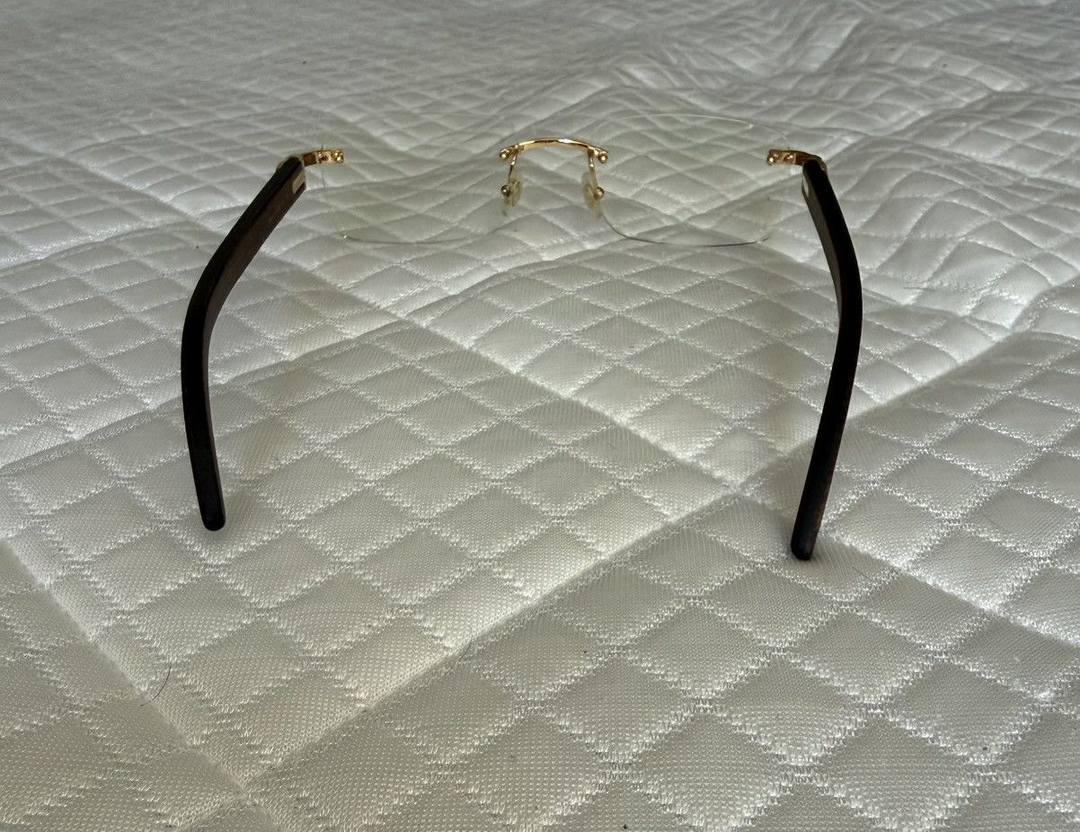 Cartier Discontinued Bubinga Woods Cartier Glasses + 2 sets of lens Size ONE SIZE - 4 Thumbnail