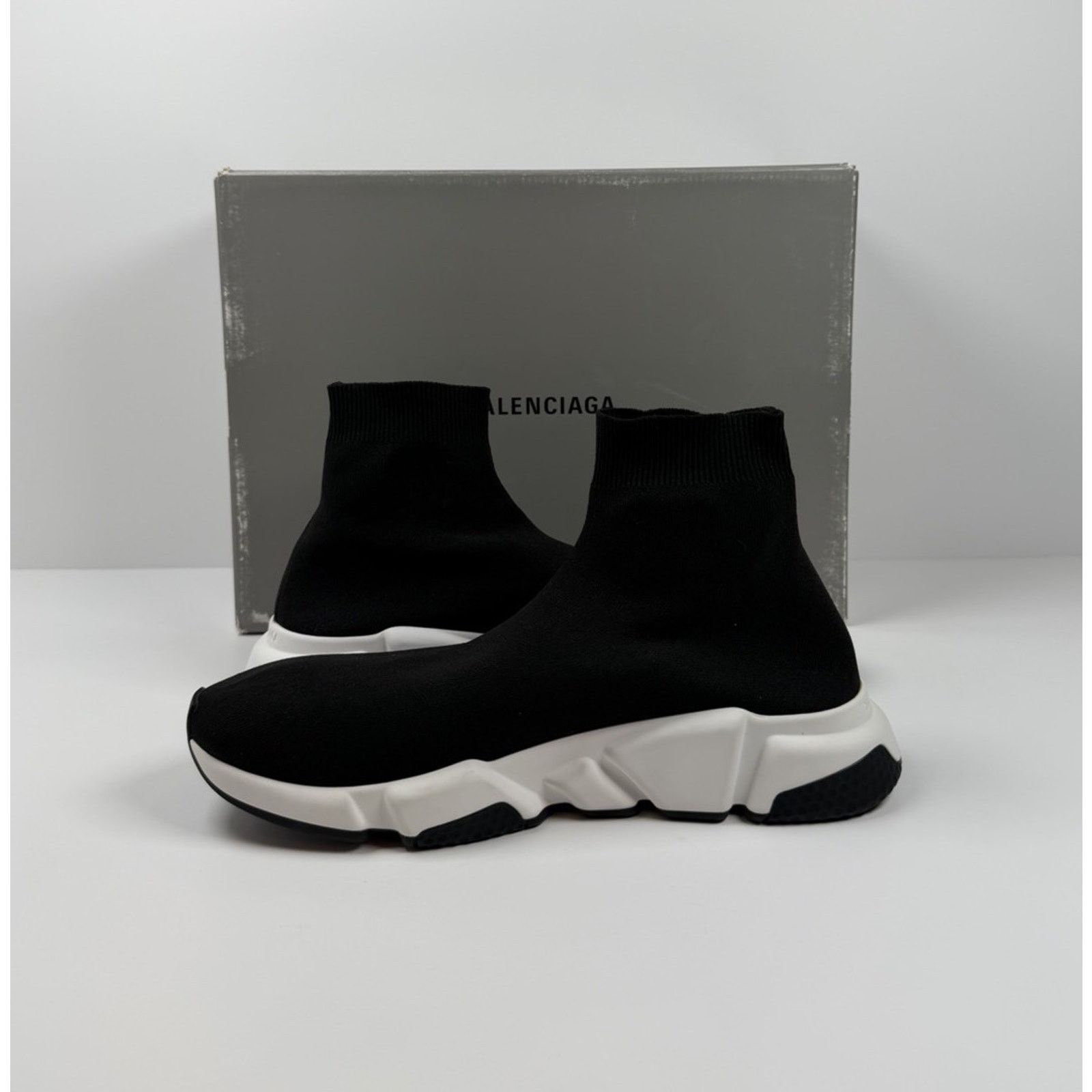 Balenciaga Size 41EU/8US - Balenciaga Speed Black Red Graffiti NEW! Size US 8 / EU 41 - 6 Thumbnail