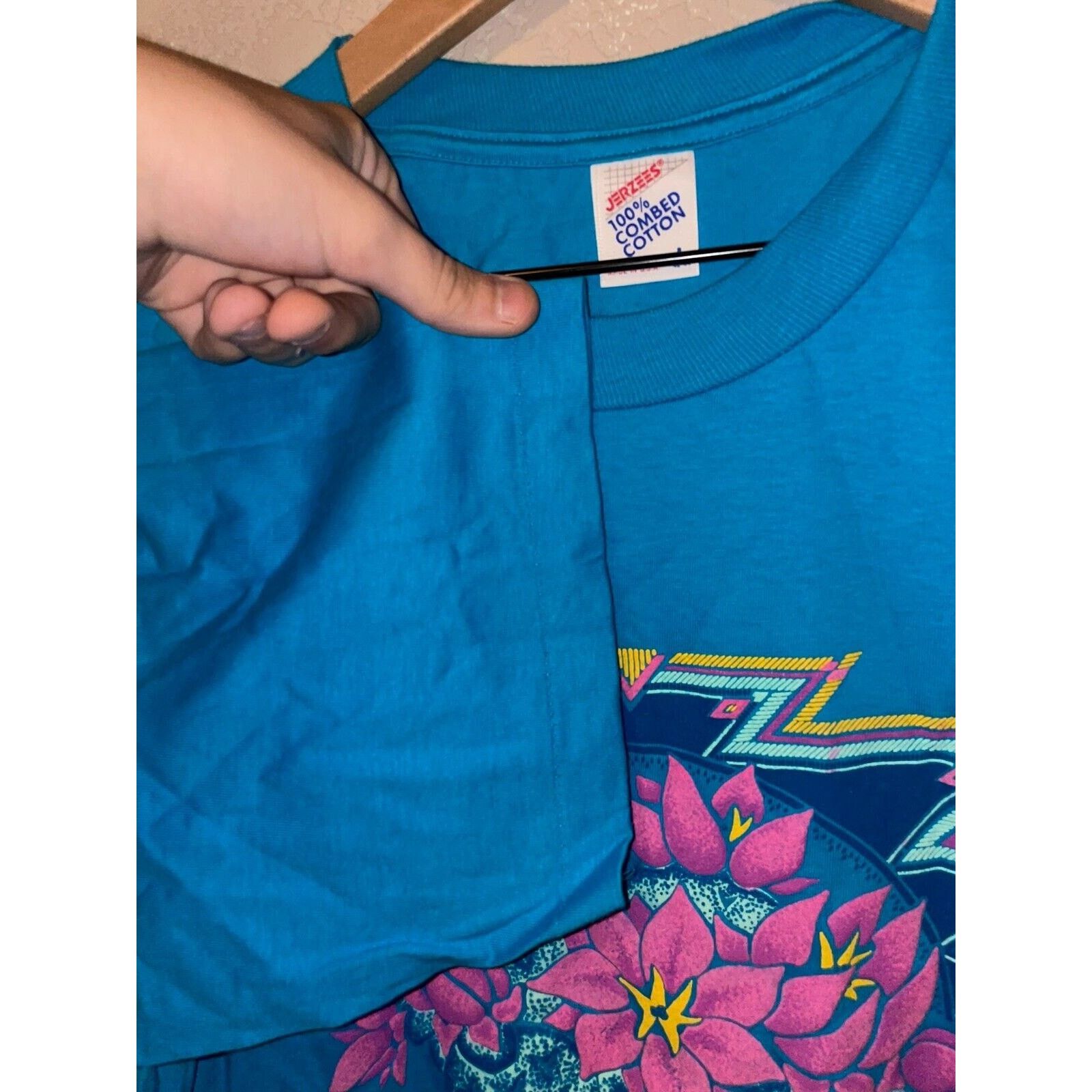 Jerzees Vintage Albuquerque Shirt NM New Mexico Cactus Tee 90s Large Size US L / EU 52-54 / 3 - 10 Thumbnail