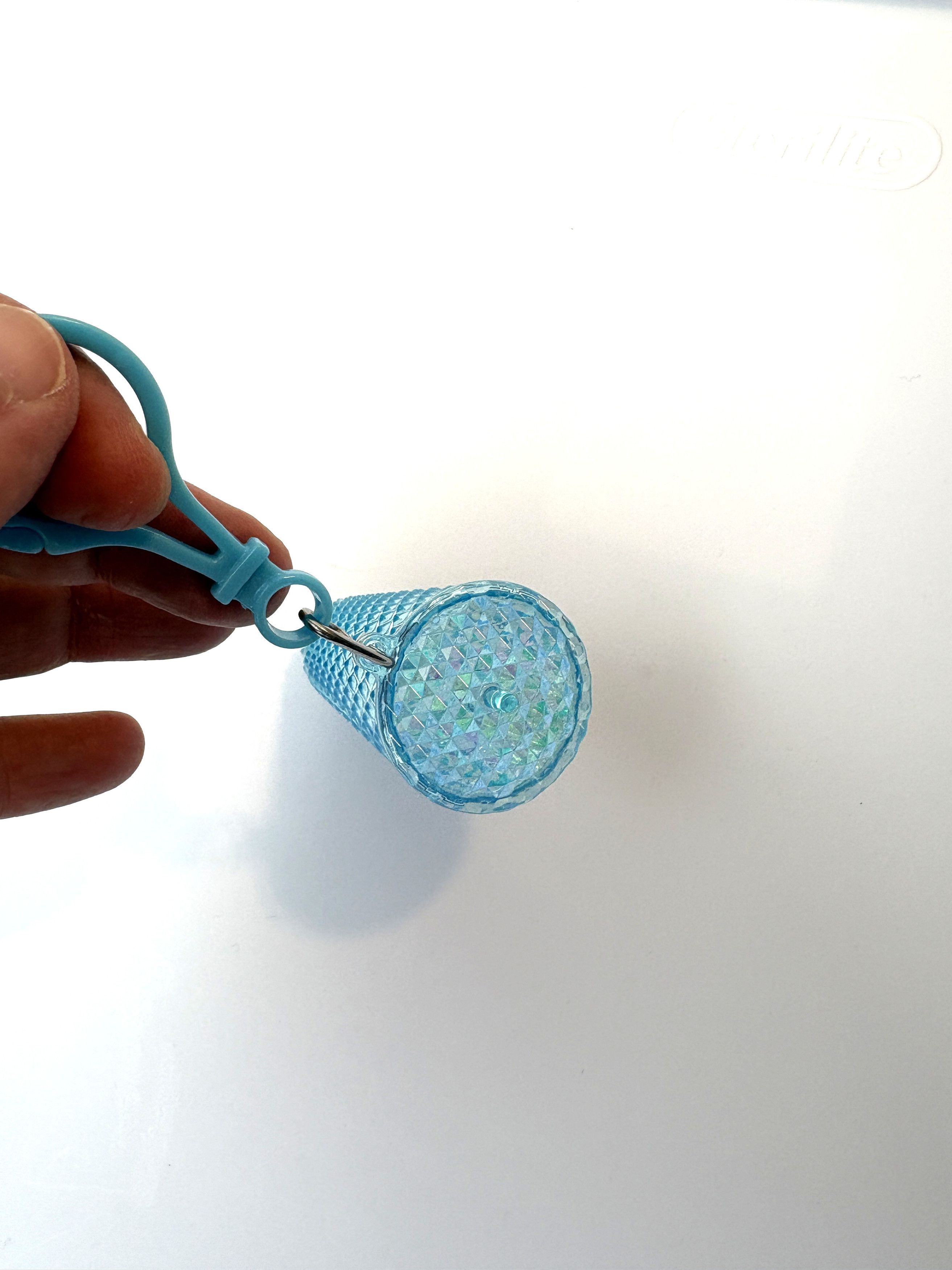 Other Mini Drink Studded Cup Keychain Bag Charm iridescent blue Size ONE SIZE - 10 Thumbnail
