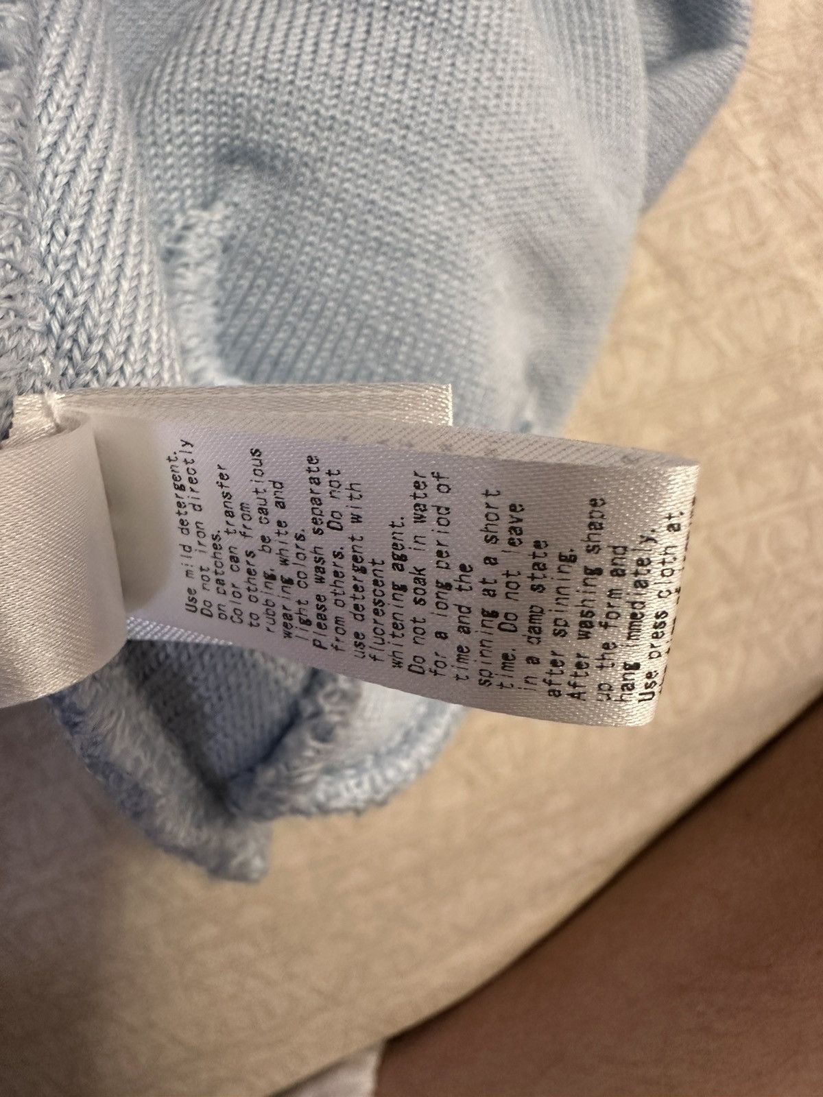 Bape Bape Light Blue Beanie Size ONE SIZE - 6 Thumbnail