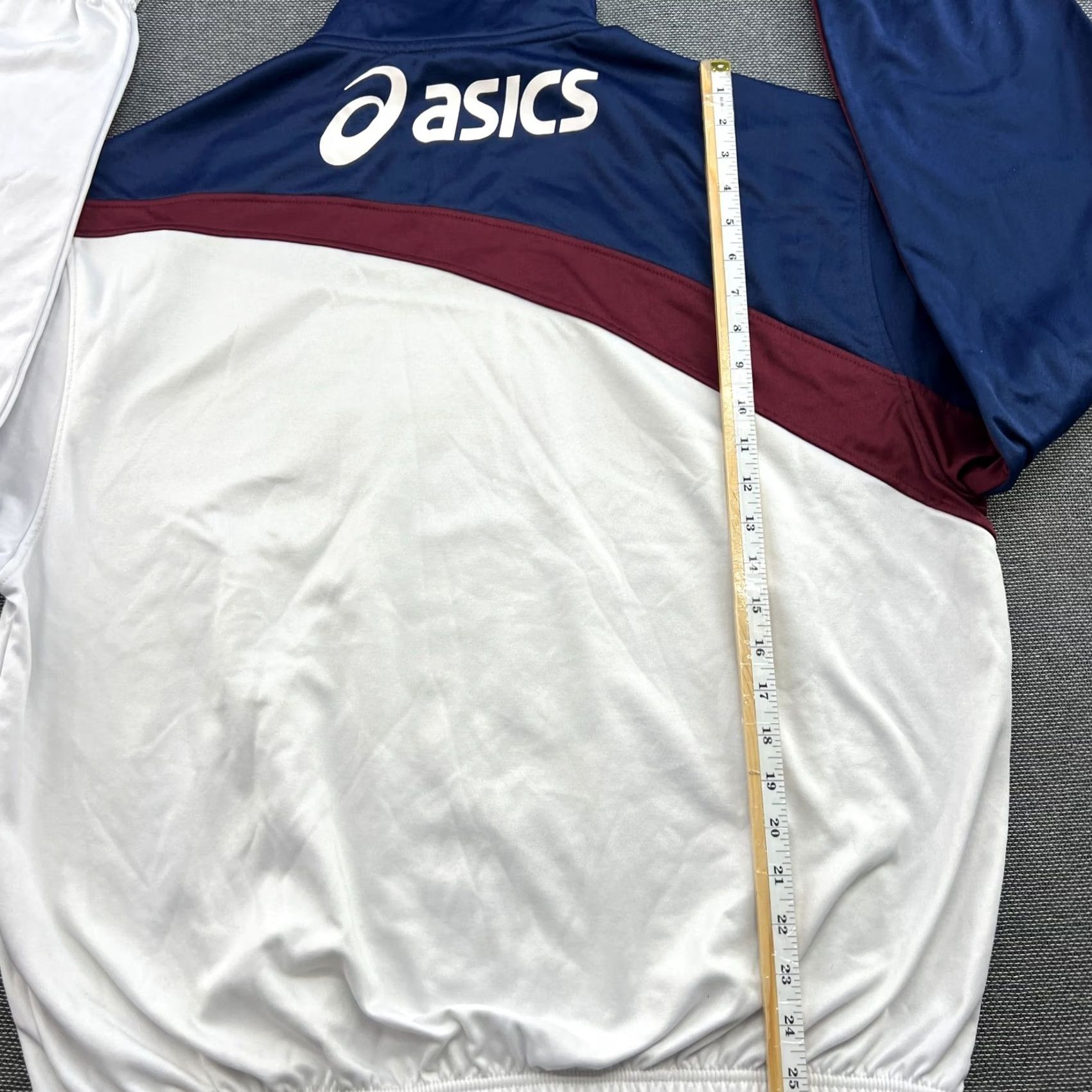 Asics ASICS Torino FC 2006 2007 Mens Track Top XL Drill Football Training Adult Multicolor Long Sleeve 1/4 Zip Moisture Wicking Quick Dry Polo Shirt Mens Size US XL / EU 56 / 4 - 7 Thumbnail