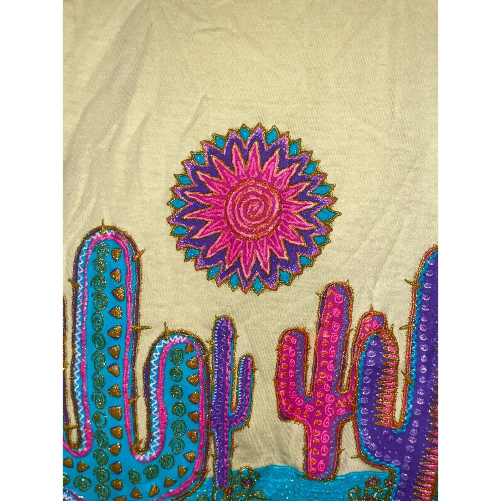 Jerzees Vintage Cave Creek Arizona Shirt Cactus Tee 90s 1994 VTG L Size US L / EU 52-54 / 3 - 3 Thumbnail
