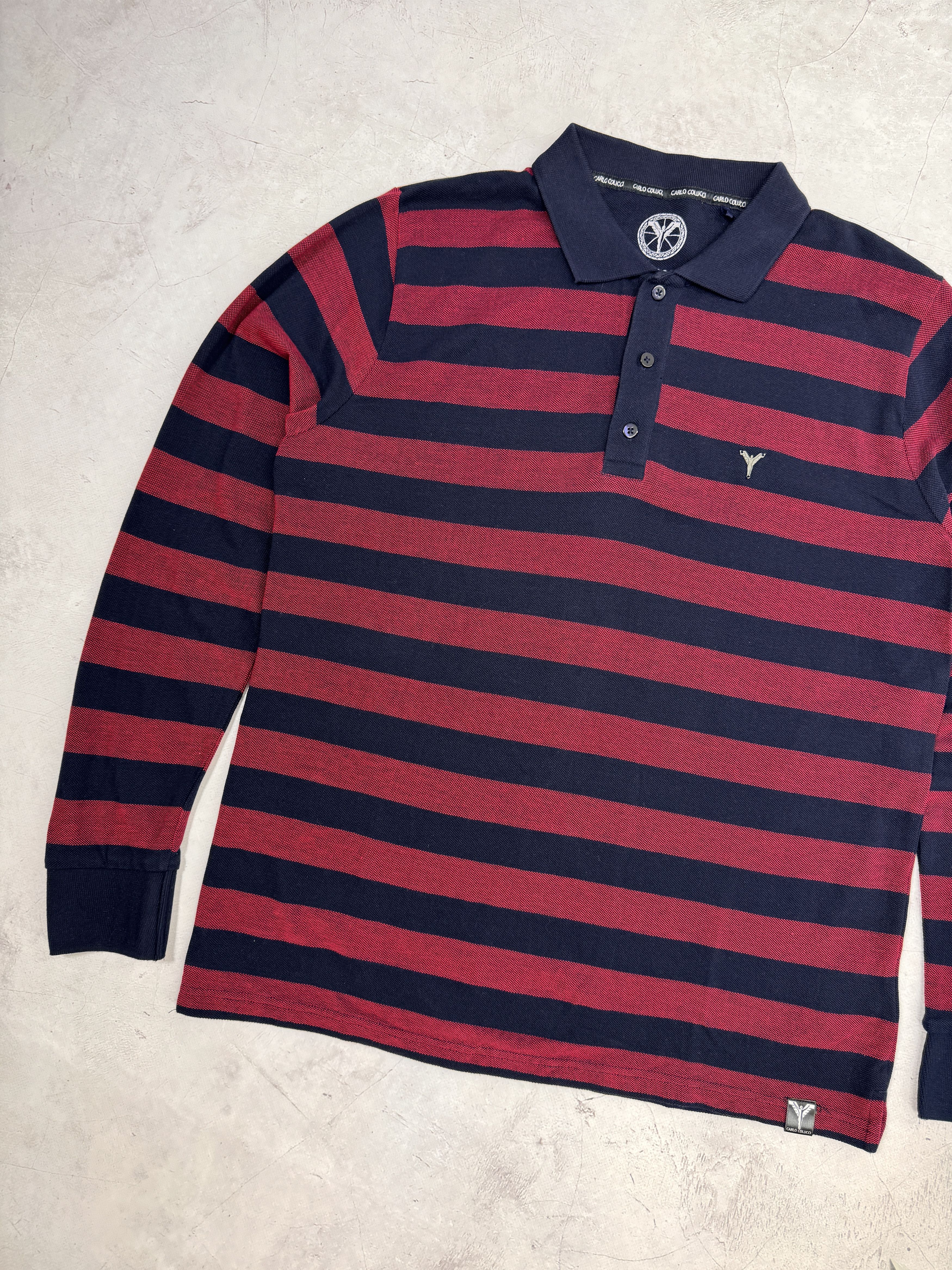 Carlo Colucci × Designer Carlo Colucci Polo T-Shirt Long Sleeve Size US M / EU 48-50 / 2 - 2 Thumbnail