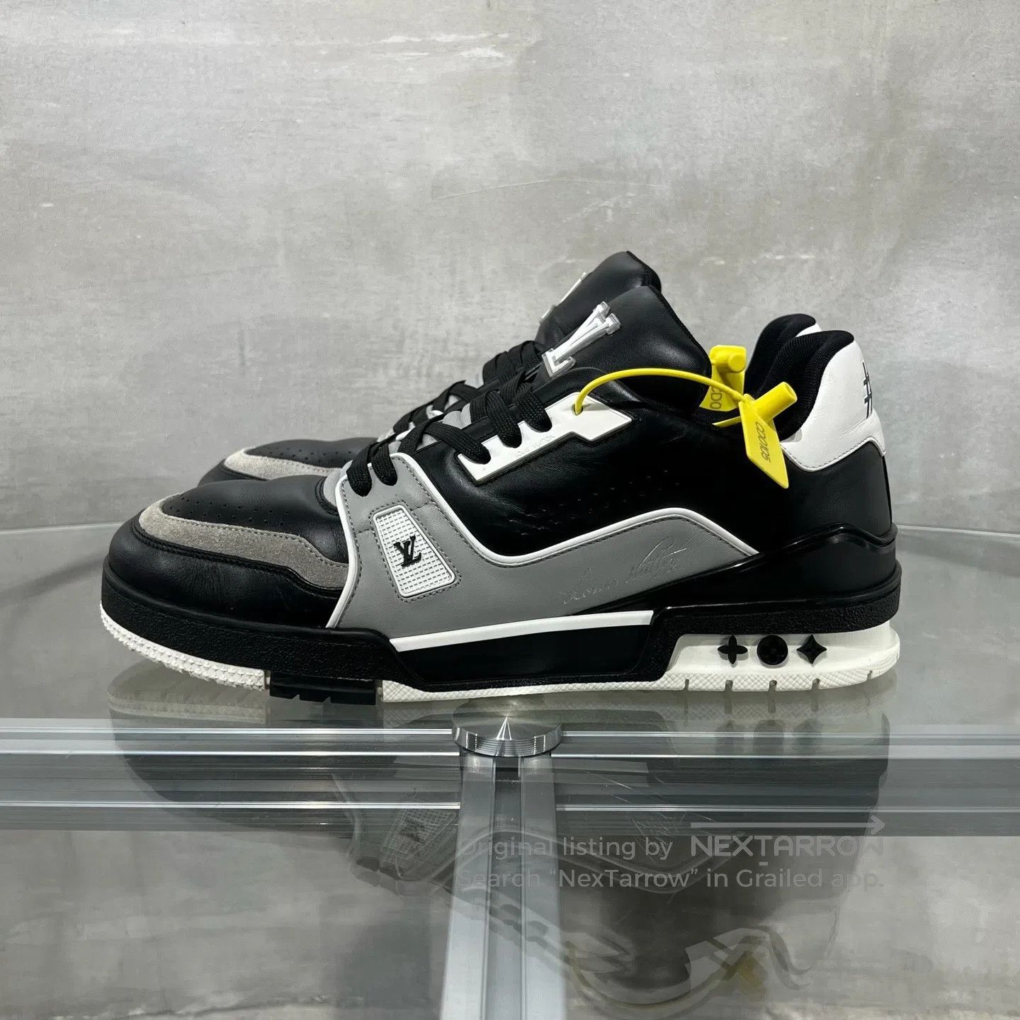 Louis Vuitton Louis Vuitton Trainer Black Cement shoes Size US 10.5 / EU 43-44 - 3 Thumbnail
