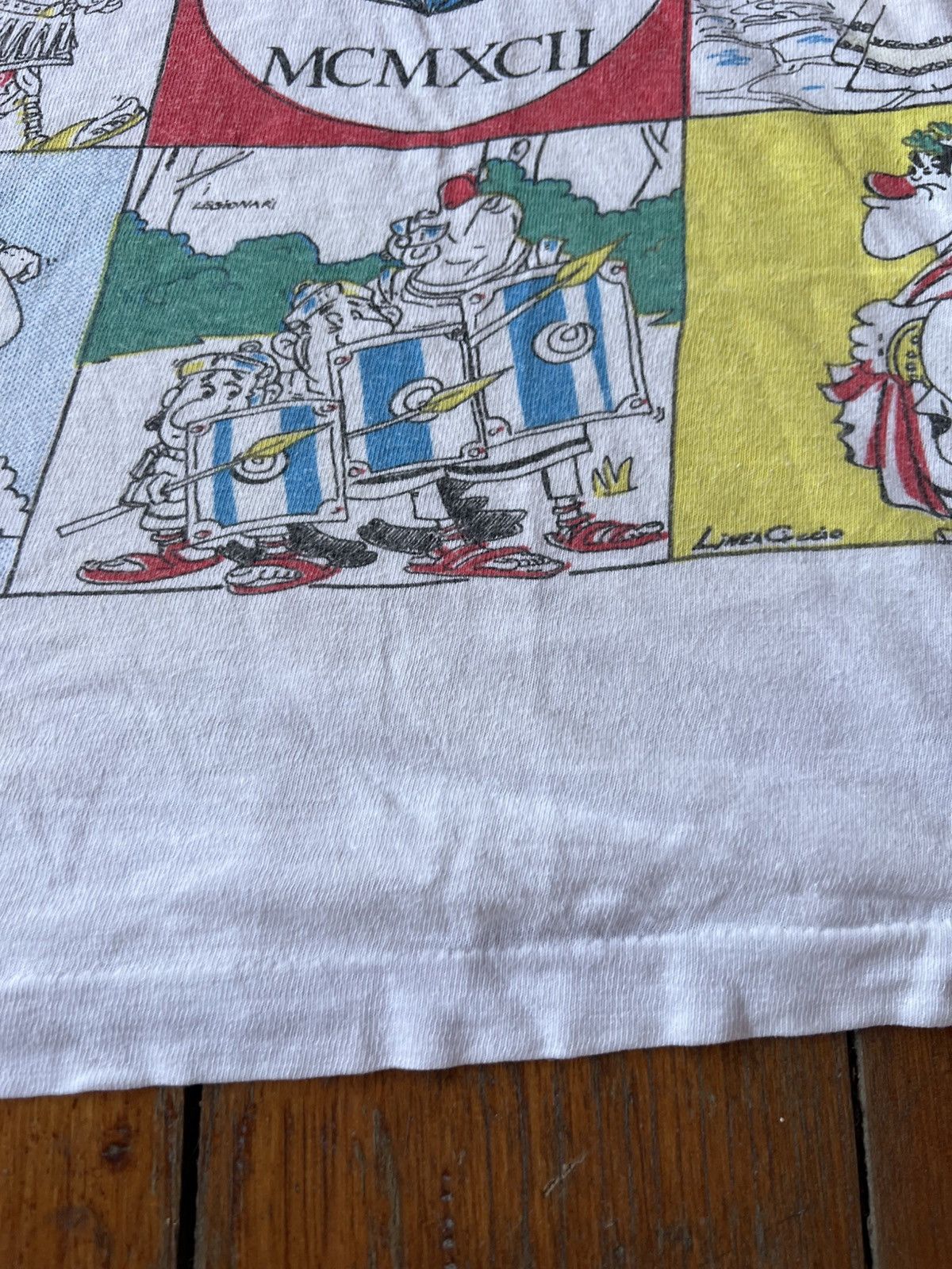 Vintage VINTAGE SINGLE STITCH ROMA ITALIAN T SHIRT MASTER GRAPHIC Size US L / EU 52-54 / 3 - 6 Thumbnail