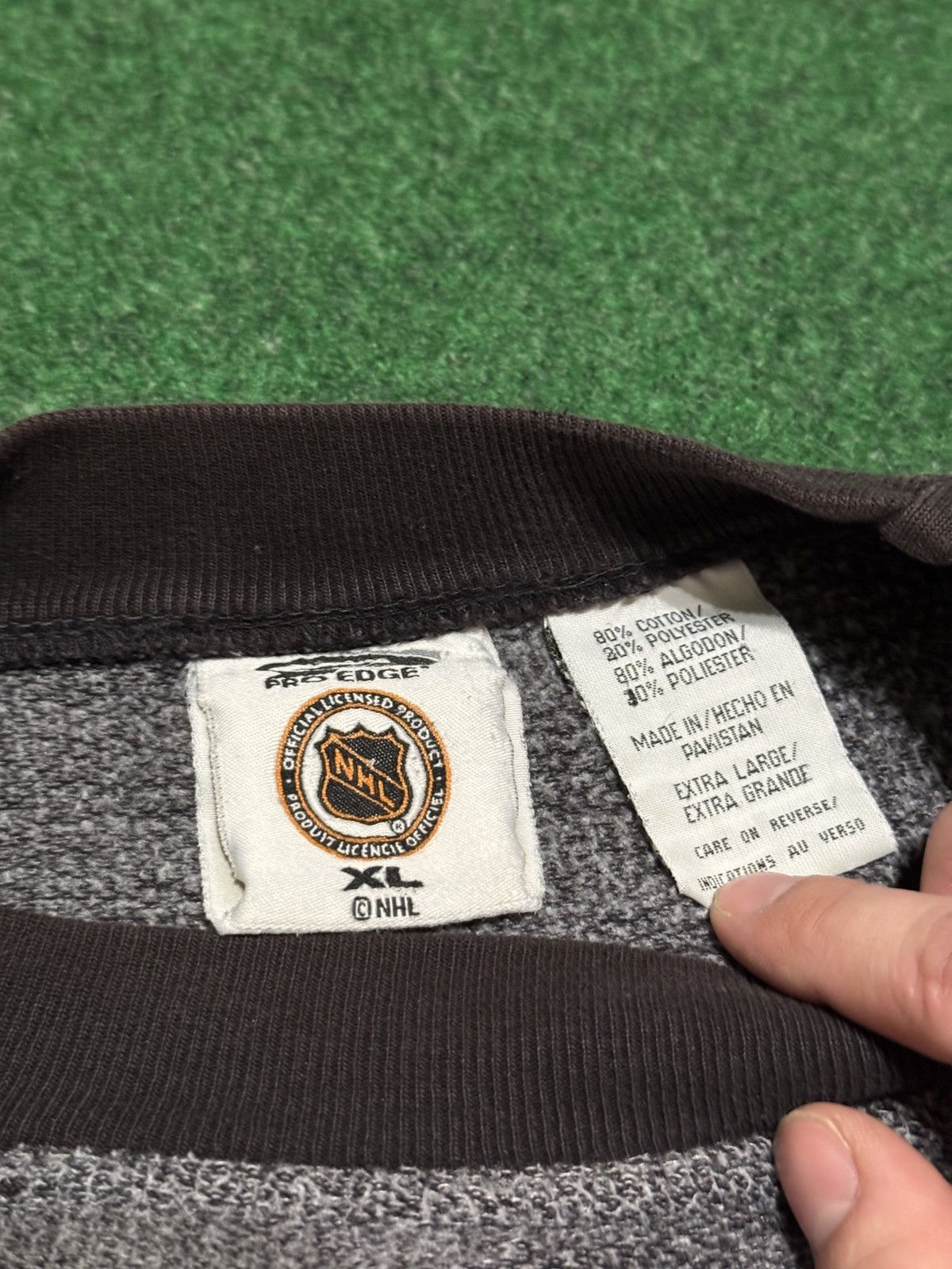 NHL Penguins Vintage Boxy NHL Retro Logo Sweatshirt 90s 26x29 XL Size US XL / EU 56 / 4 - 3 Thumbnail