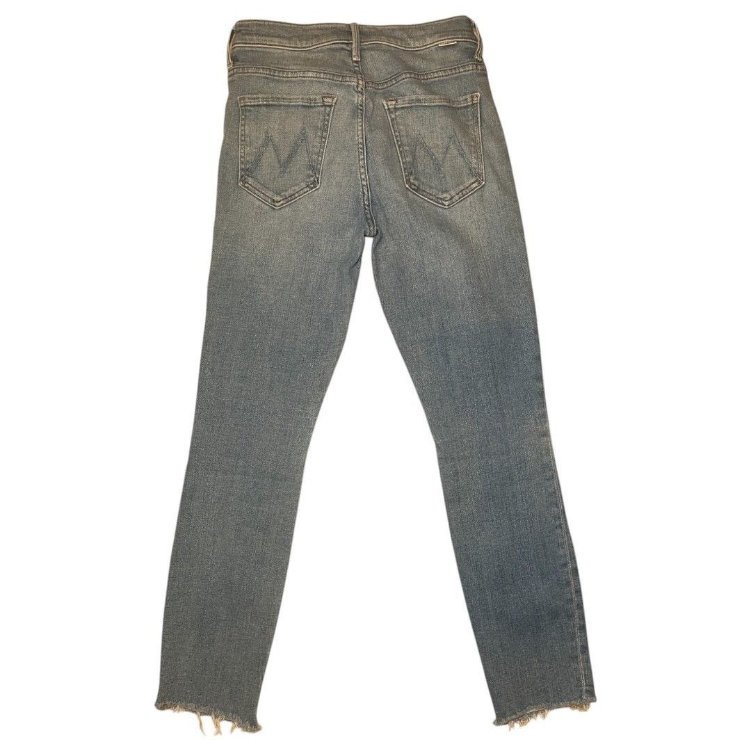 MOTHER MOTHER The Stunner Zip Ankle Step Fray Blue Jeans Denim 26 Size 26" / US 2 / IT 38 - 7 Thumbnail