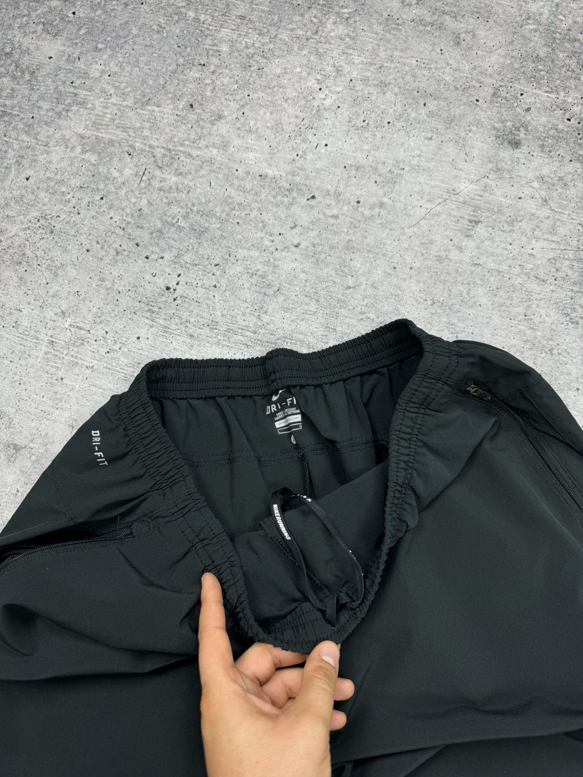 Nike × Vintage Vintage Nike Y2K Style Reflective Swoosh Logo Drill Pants Size US 34 / EU 50 - 11 Thumbnail
