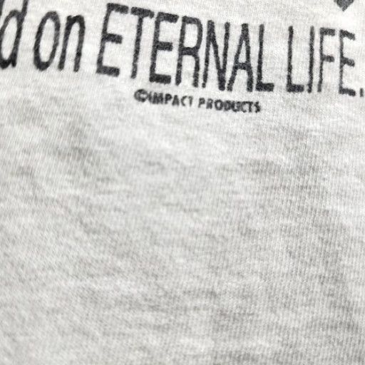 Vintage VINTAGE Faith Gotta Have It 1 Timothy 6:12 Fight The Good Fight Shirt L White Unisex 90s Graphic Tee Boys/Girls Mens/Womens Size US L / EU 52-54 / 3 - 6 Thumbnail