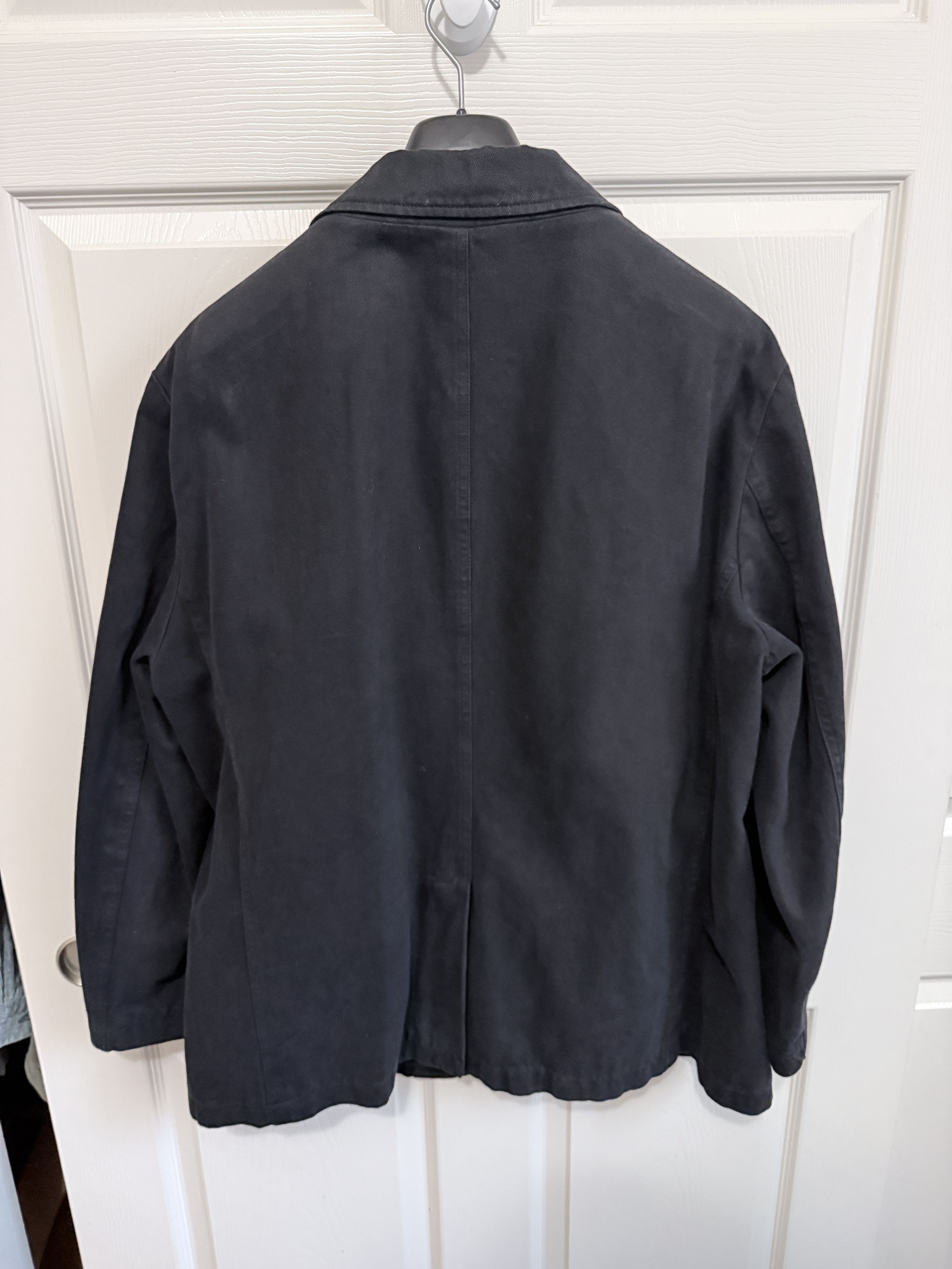 Raf Simons SS22 Black Denim Blazer Jacket Size US S / EU 44-46 / 1 - 5 Thumbnail