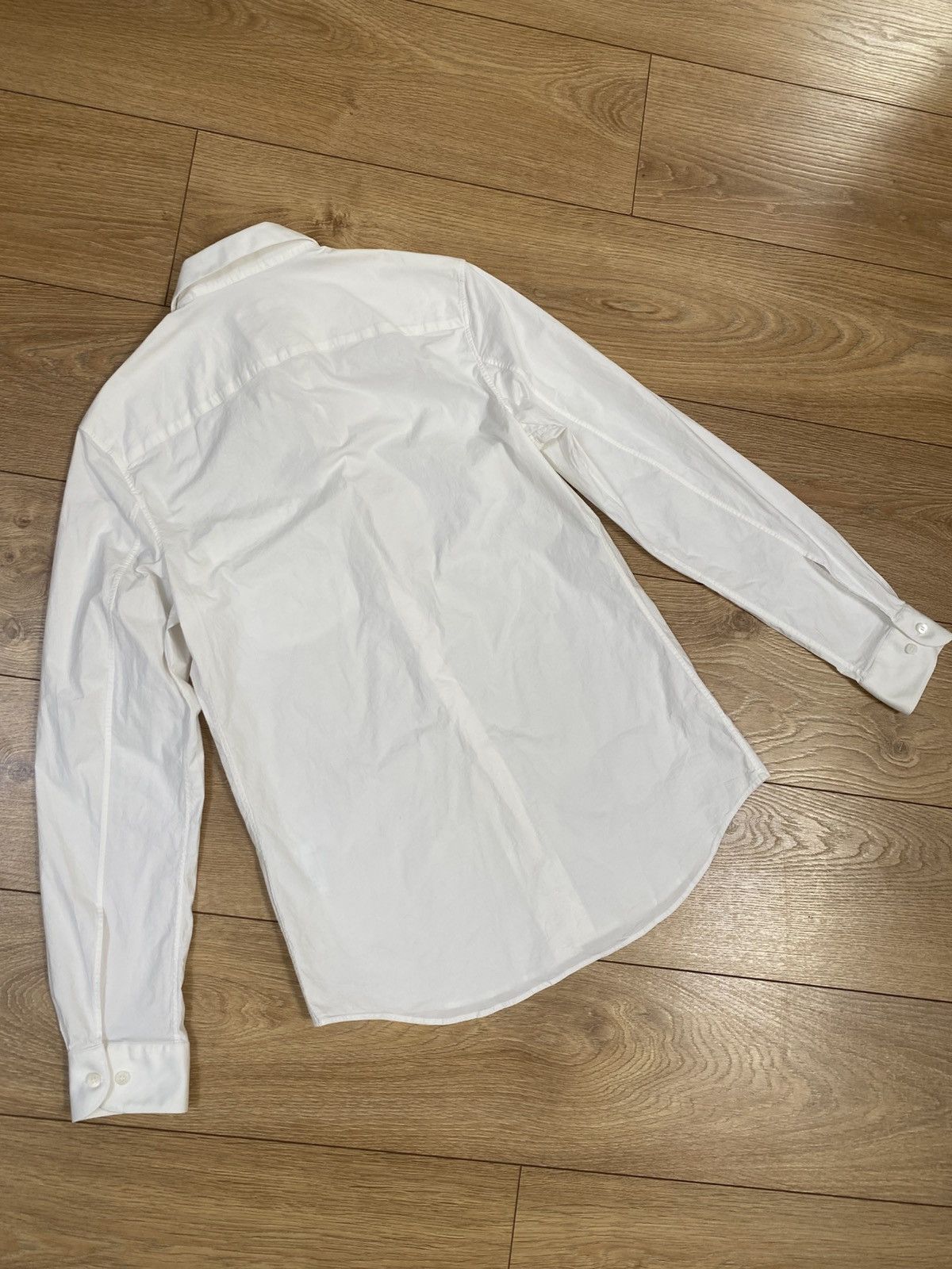 Helmut Lang Helmut Lang Classic White Button-Up Shirt Size US M / EU 48-50 / 2 - 9 Thumbnail