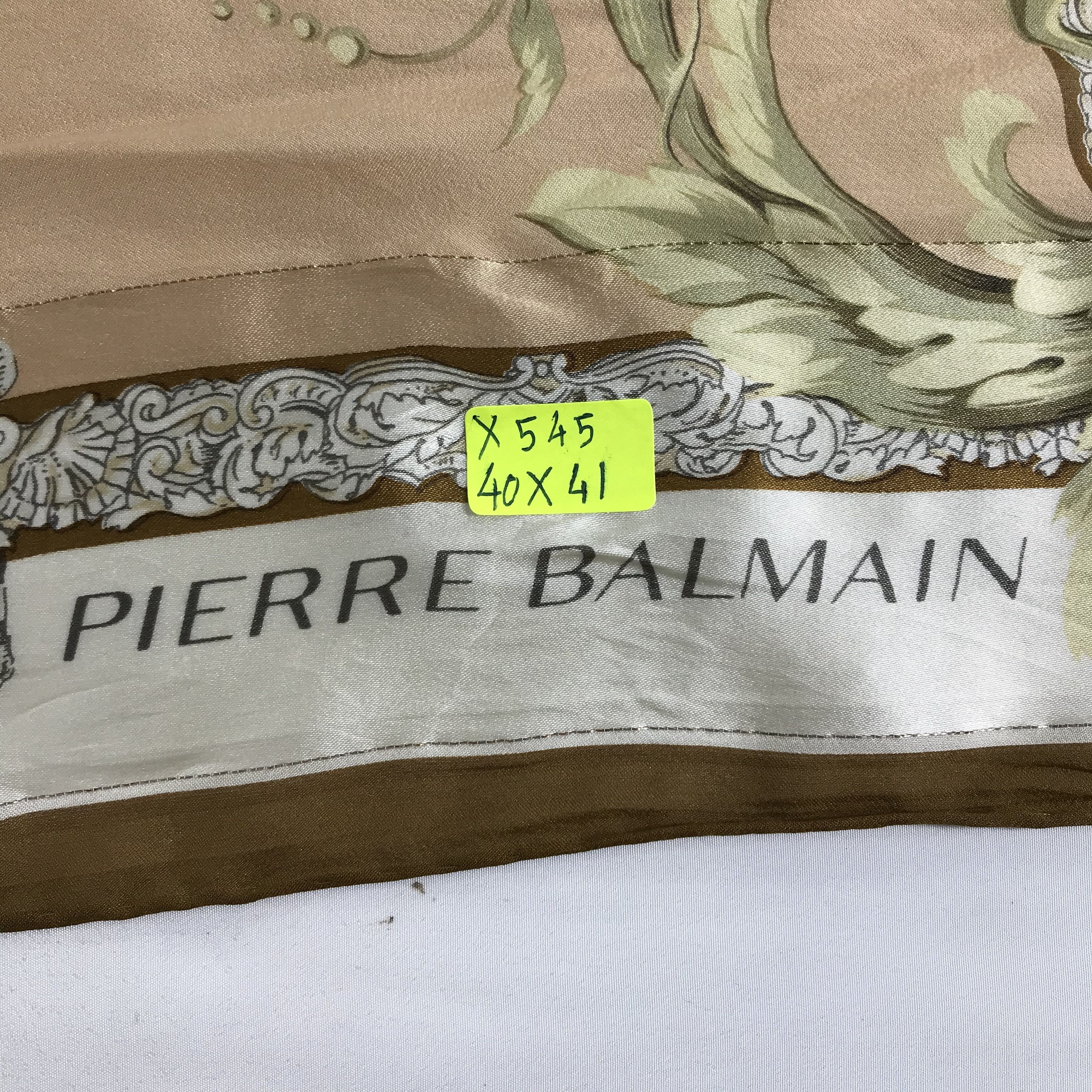 Pierre Balmain Vintage Pierre Balmain Silk Scarf Size ONE SIZE - 6 Thumbnail