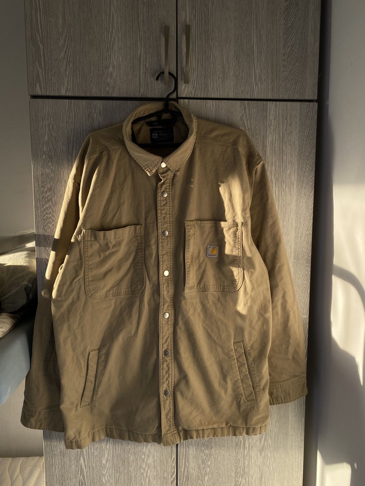 Carhartt Vintage Carhartt Jacket Brown Blanket Lined Chore Coat C02 Size US XL / EU 56 / 4 - 4 Thumbnail