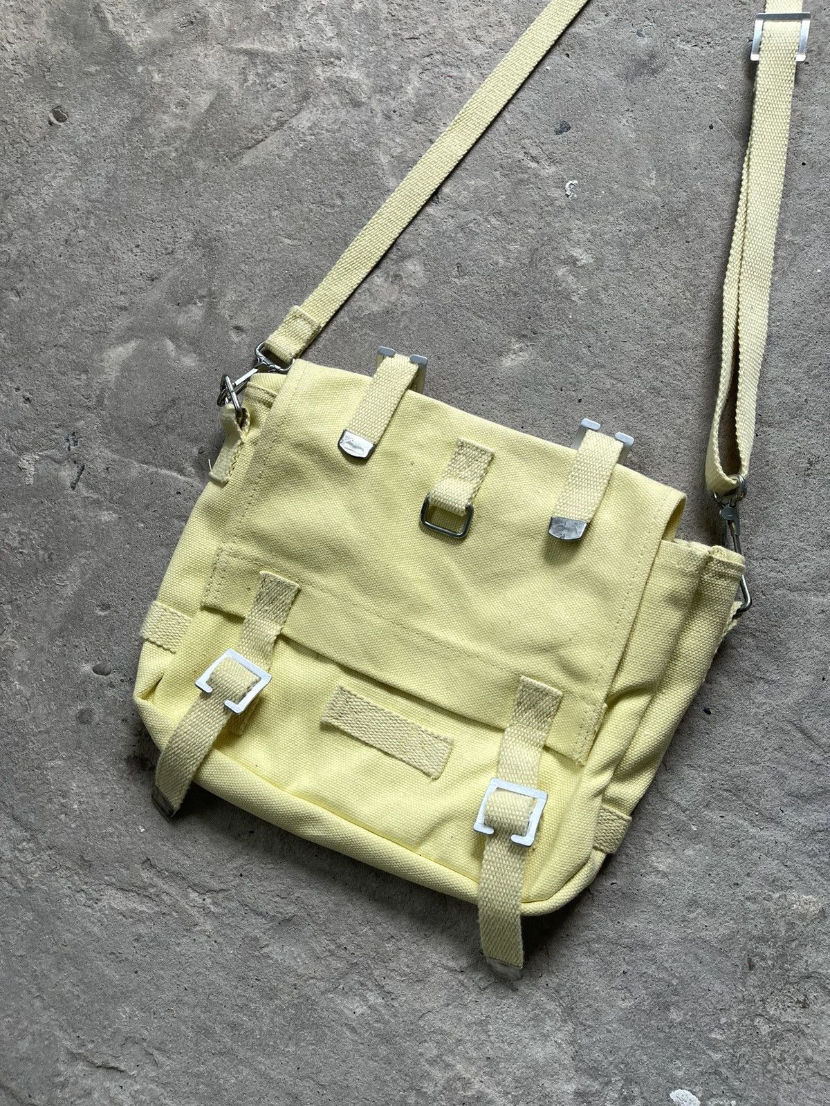 Other Vintage 1940s WW2 Era Military Canvas US Army Messenger Bag Size ONE SIZE - 3 Thumbnail