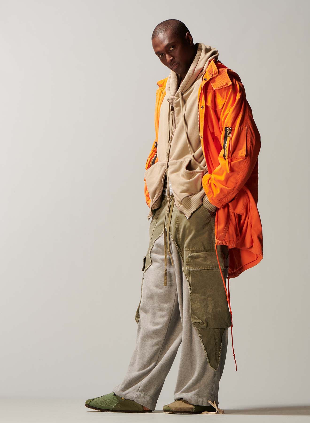 Greg Lauren $1350 Greg Lauren Orange Fishtail Parka Size US M / EU 48-50 / 2 - 4 Thumbnail