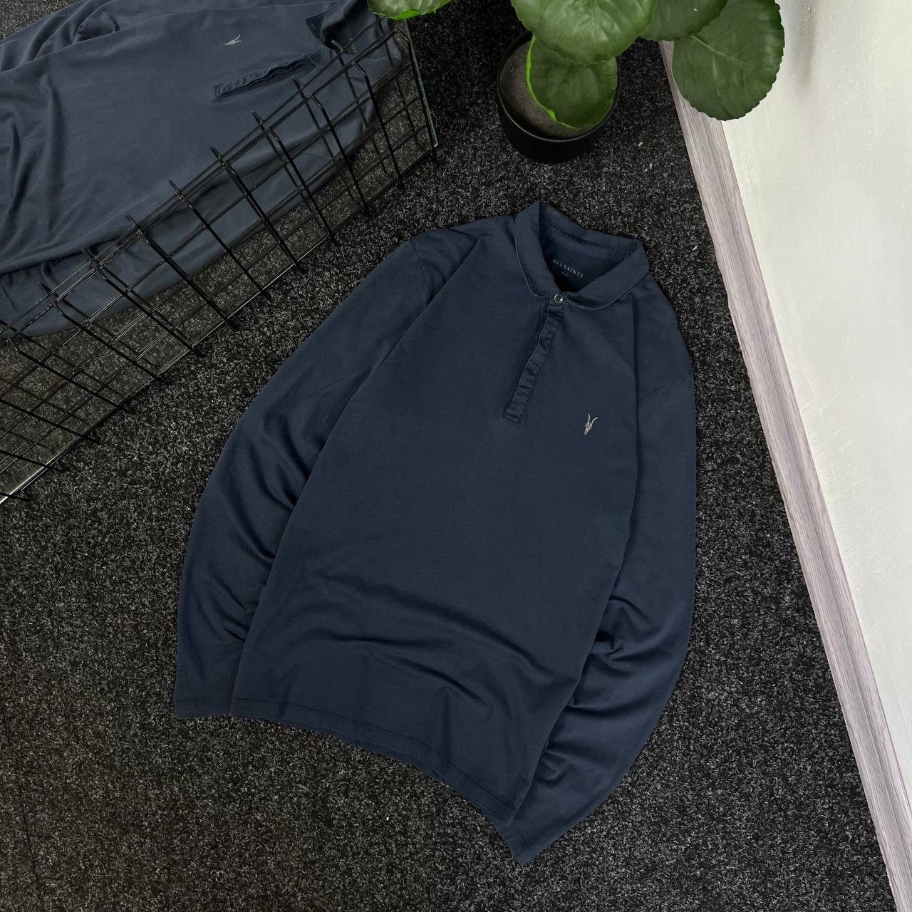 Allsaints Old Money Allsaints Rugby Y2k Mini Logo Sweatshirt Luxury Size US S / EU 44-46 / 1 - 1 Thumbnail