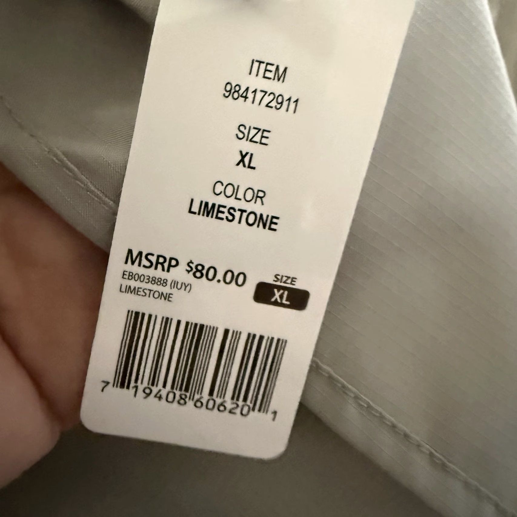 Eddie Bauer Eddie Bauer Shirt Mens XL Limestone Short Sleeve Woven Button Up Tech Vented NEW Size US XL / EU 56 / 4 - 6 Thumbnail