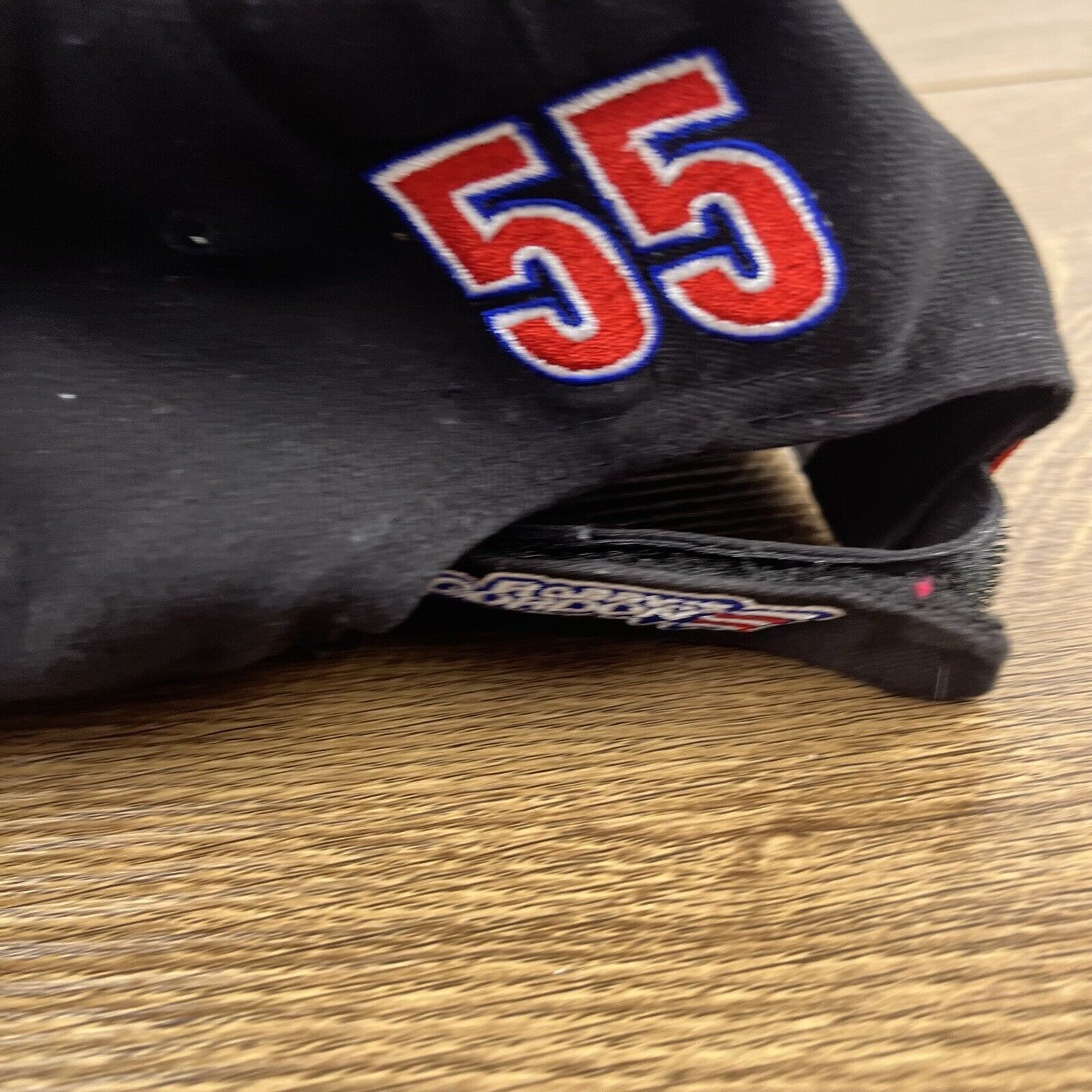 Other Fruit of the Loom Racing 55 Hat Black Cap Hat Adjustable Hat Size ONE SIZE - 9 Thumbnail