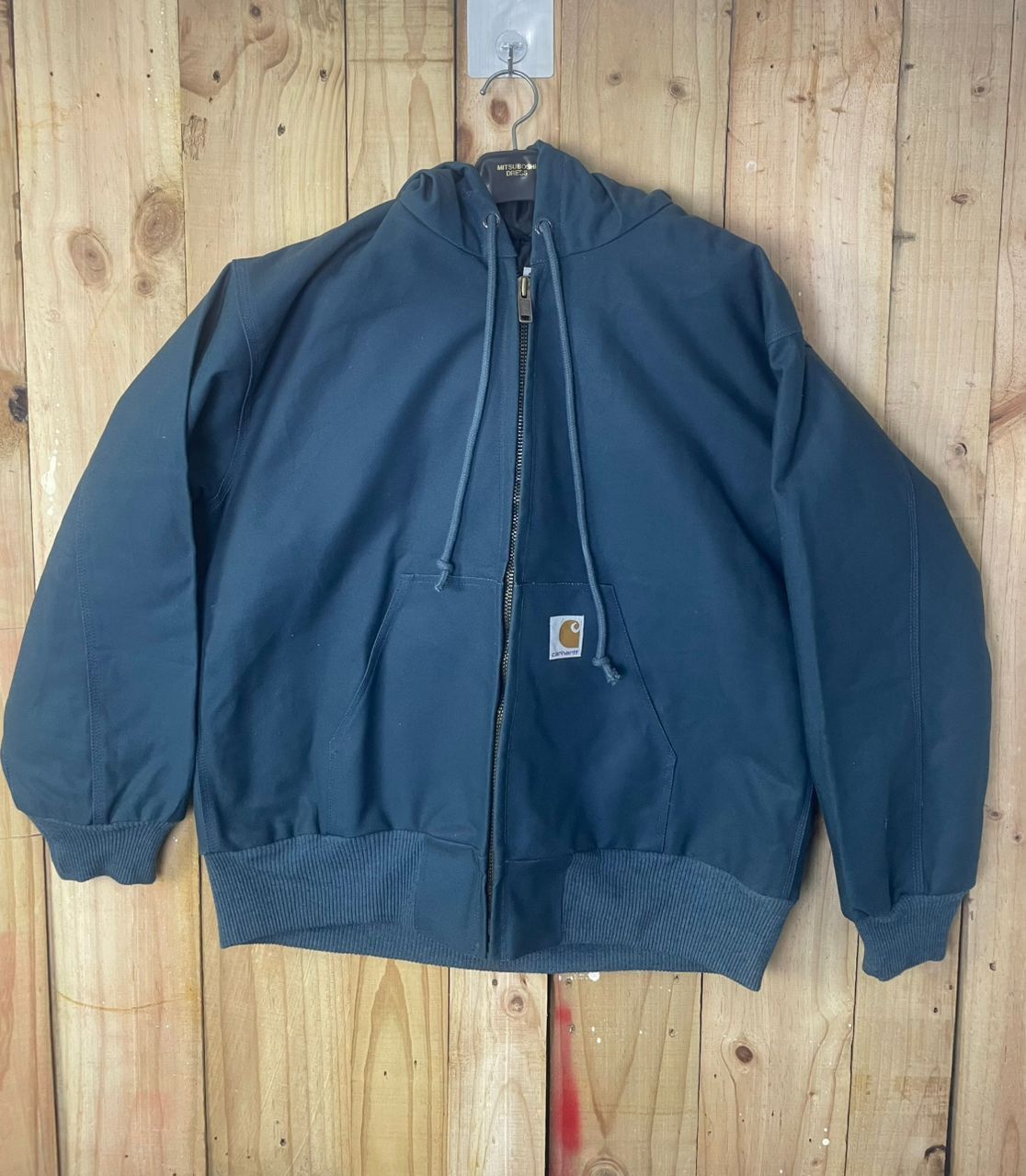 Carhartt × Vintage Vintage Carhartt Men's Thermal Lined Duck Jacket Hooded Size US L / EU 52-54 / 3 - 1 Thumbnail