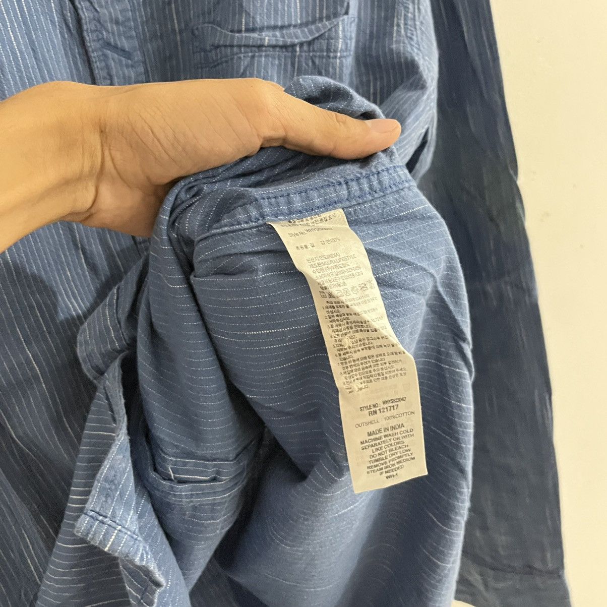 Japanese Brand Whoau - Striped Longsleeve Shirt Size US L / EU 52-54 / 3 - 5 Thumbnail