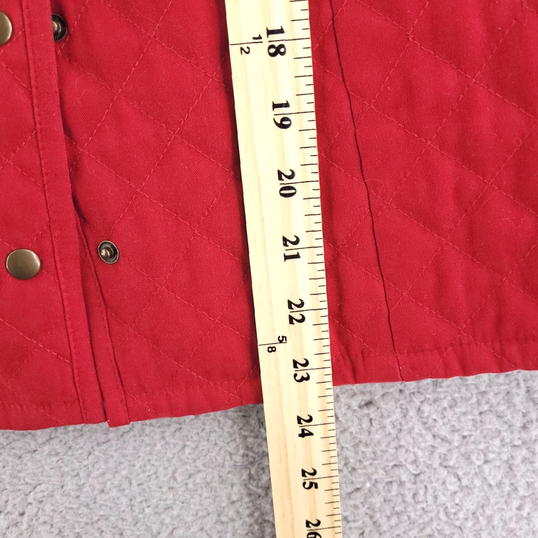 Talbots VINTAGE Talbots Quilted Vest Womens Small Red Sleeveless Snap Button Front Size S / US 4 / IT 40 - 7 Thumbnail