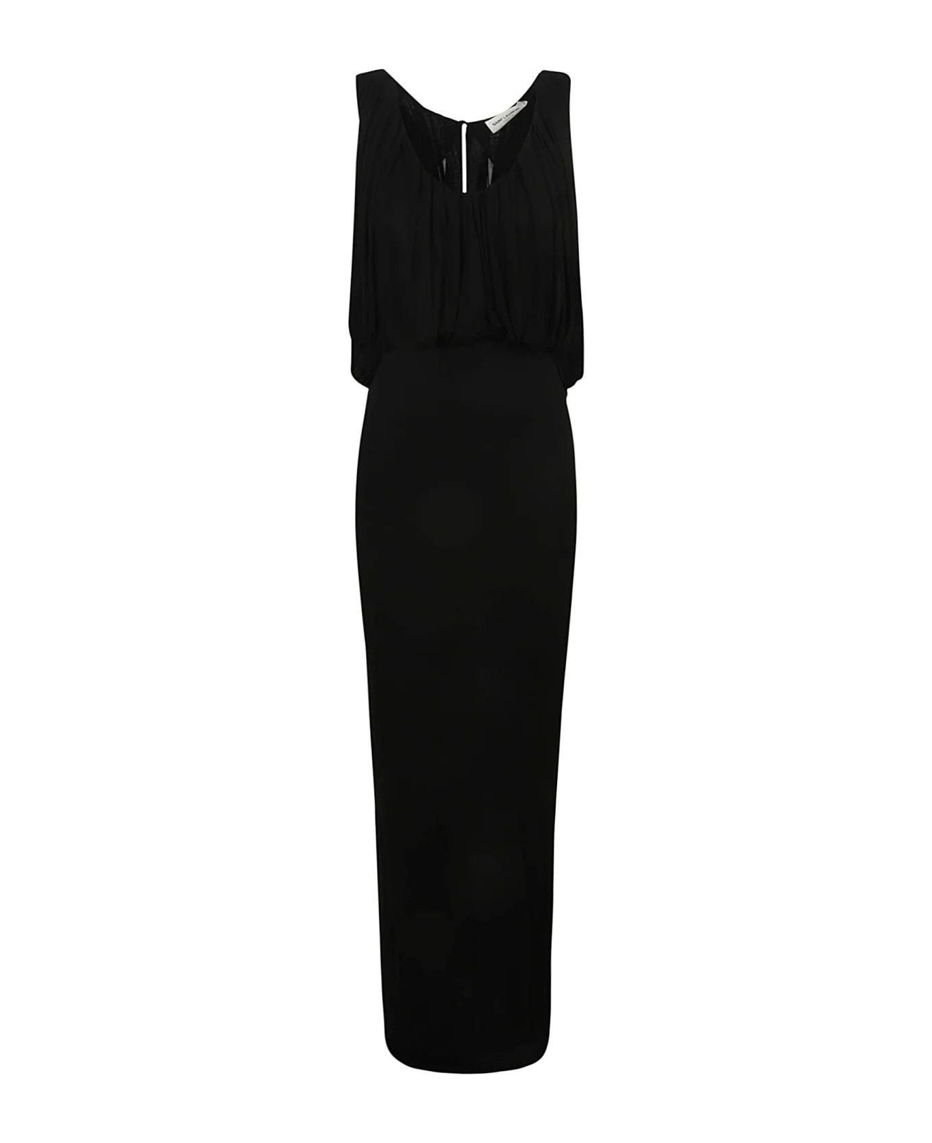 Saint Laurent Paris o1y0126 Maxi Dress in Black Size M / US 6-8 / IT 42-44 - 1 Thumbnail