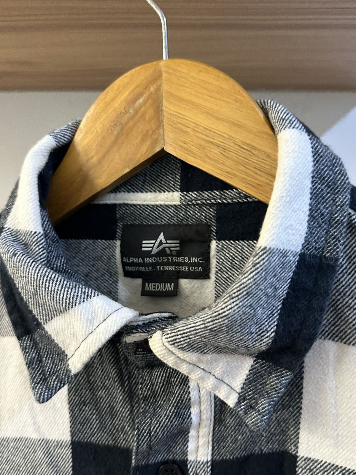 Alpha Industries Alpha Industries Double Pocket Heavy Cotton Button Shirt Size US M / EU 48-50 / 2 - 2 Thumbnail