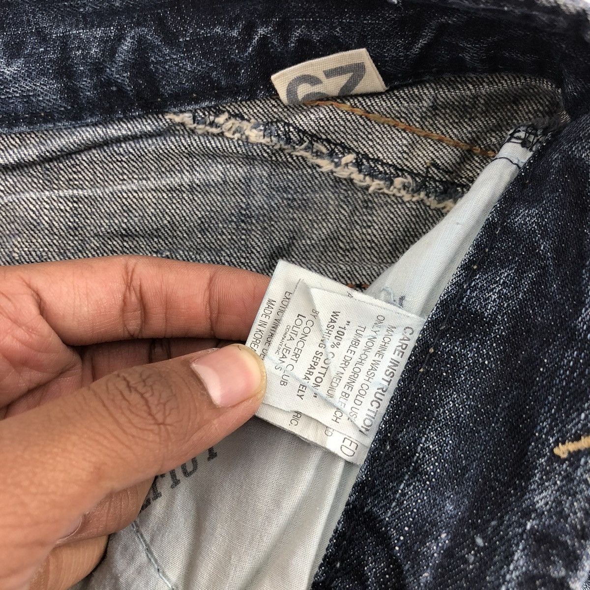If Six Was Nine 2000s Lolita Distressed Mudmax Lgb Bootcut Flared Jeans Y2K Size US 29 - 8 Thumbnail