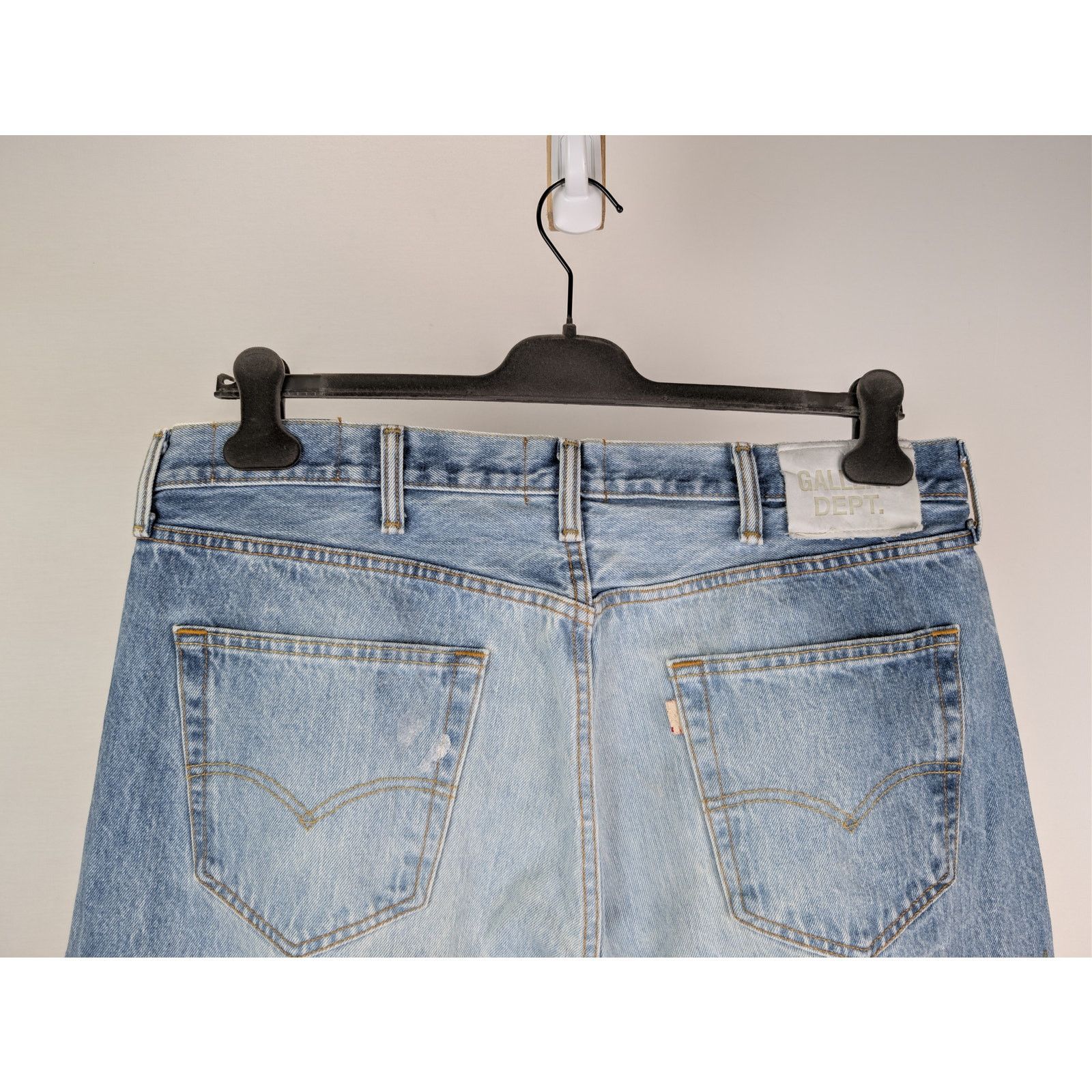 Gallery Dept. o1rshd1 Ken slim-fit paneled distressed denim jeans in blue Size US 36 / EU 52 - 12 Thumbnail