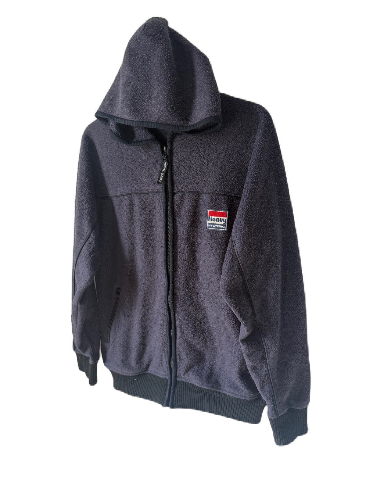 Hysteric Glamour × Skoloct HYSTERIC GLAMOUR HEAVY ZIPPER JACKET WITH HOODIES FLEECE Size US M / EU 48-50 / 2 - 3 Thumbnail