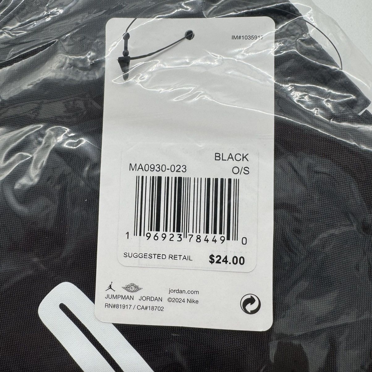Supreme Supreme Jordan Drawstring Bag Black Size ONE SIZE - 3 Thumbnail