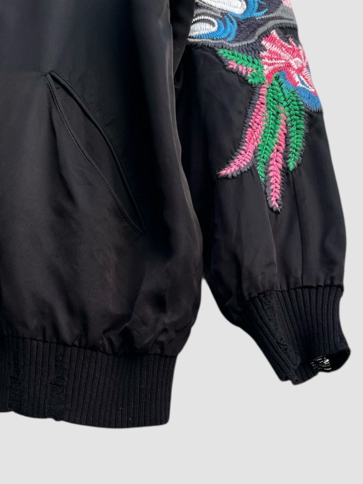 Diesel Black Gold Diesel Braves Reversible Sukajan Jacket Size US XS / EU 42 / 0 - 9 Thumbnail